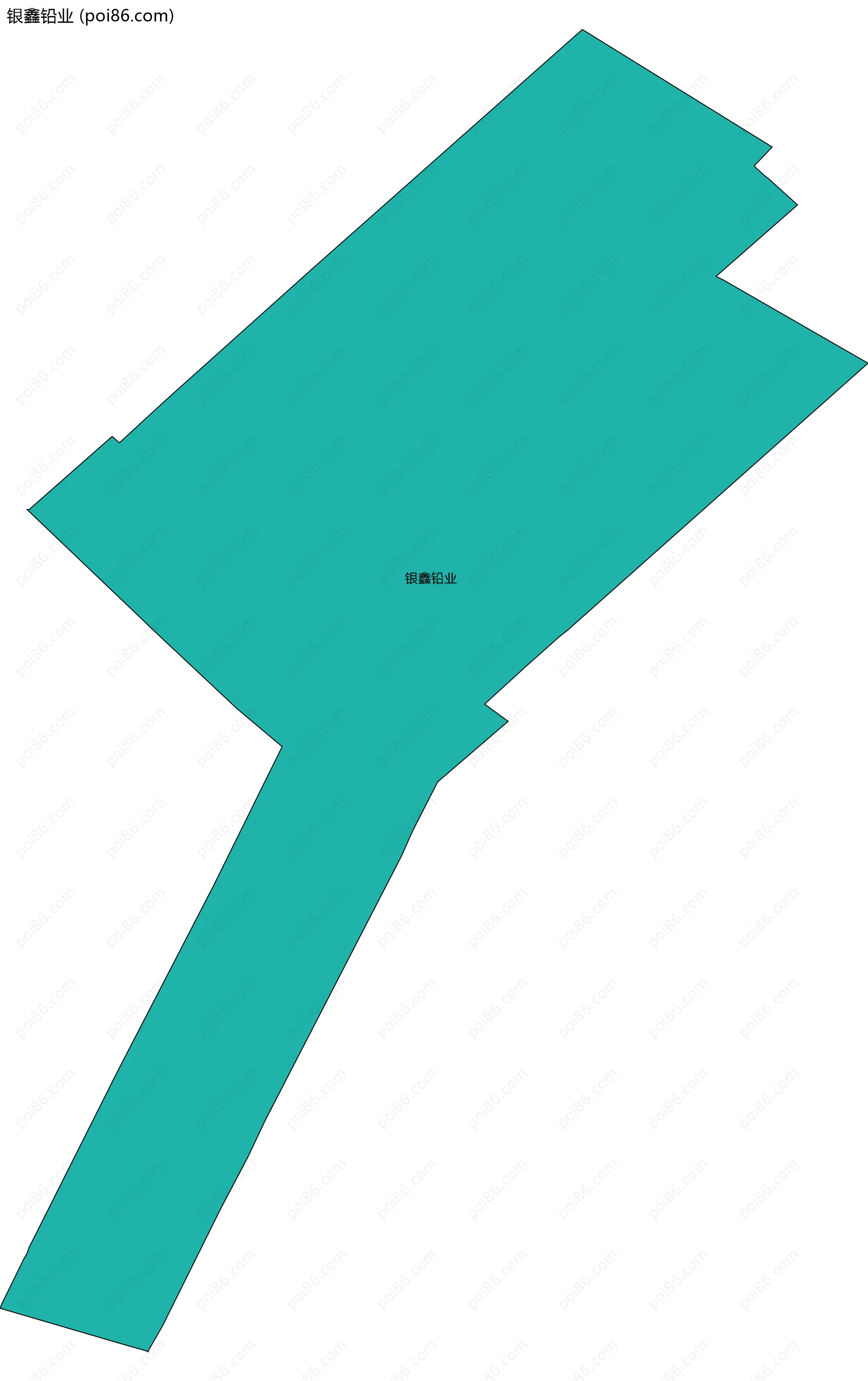 银鑫铅业边界地图