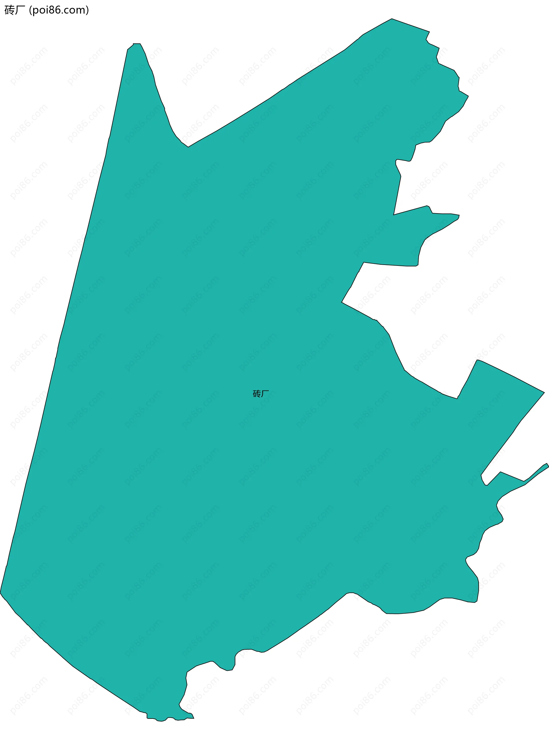 砖厂边界地图