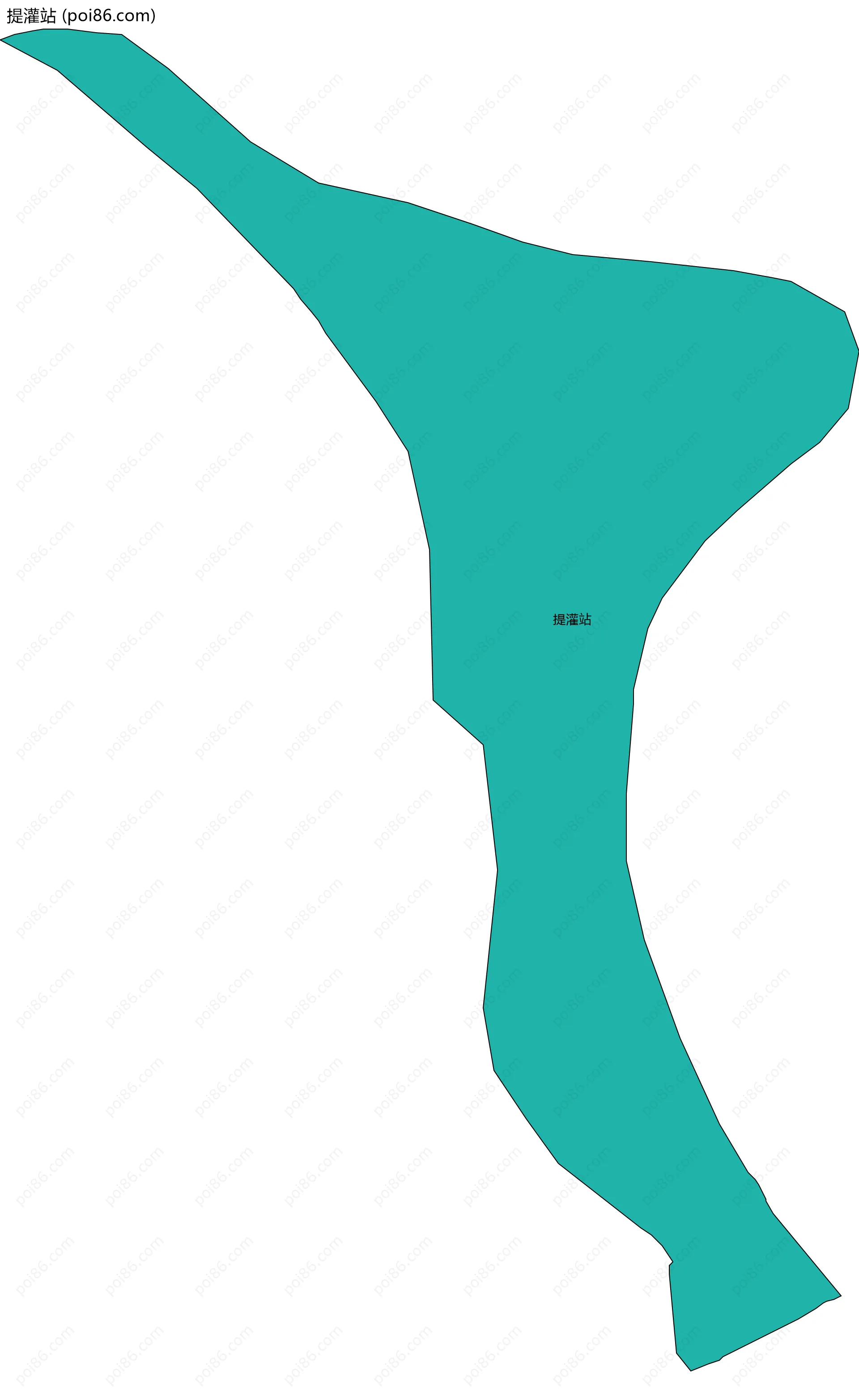 提灌站边界地图
