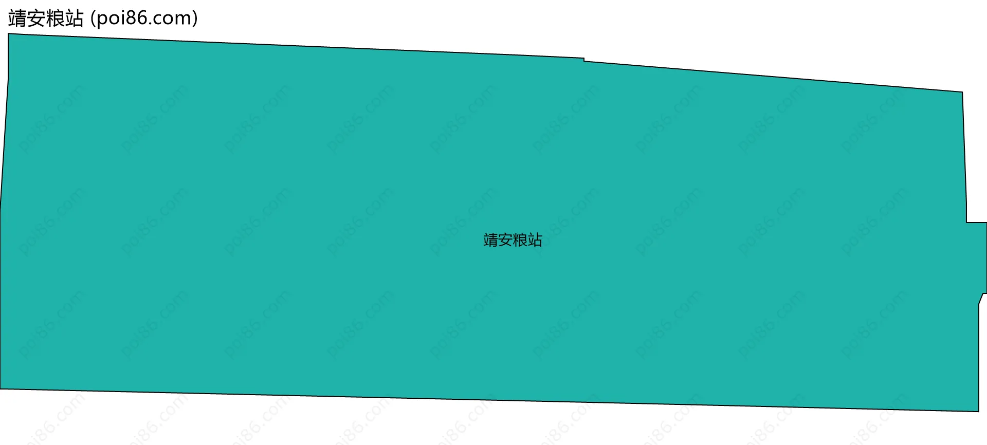 靖安粮站边界地图