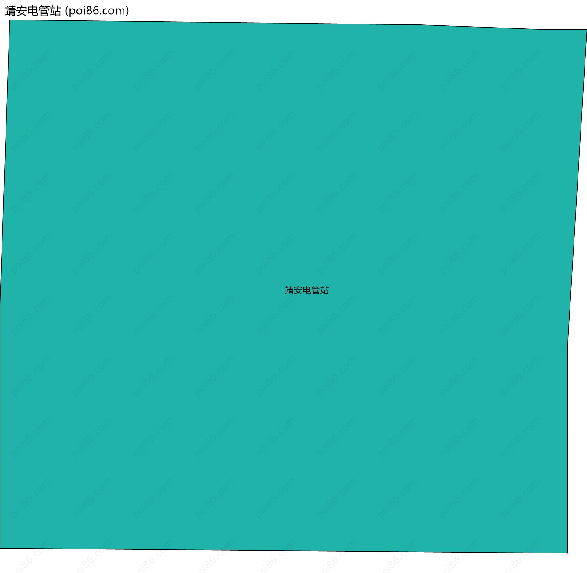 靖安电管站边界地图