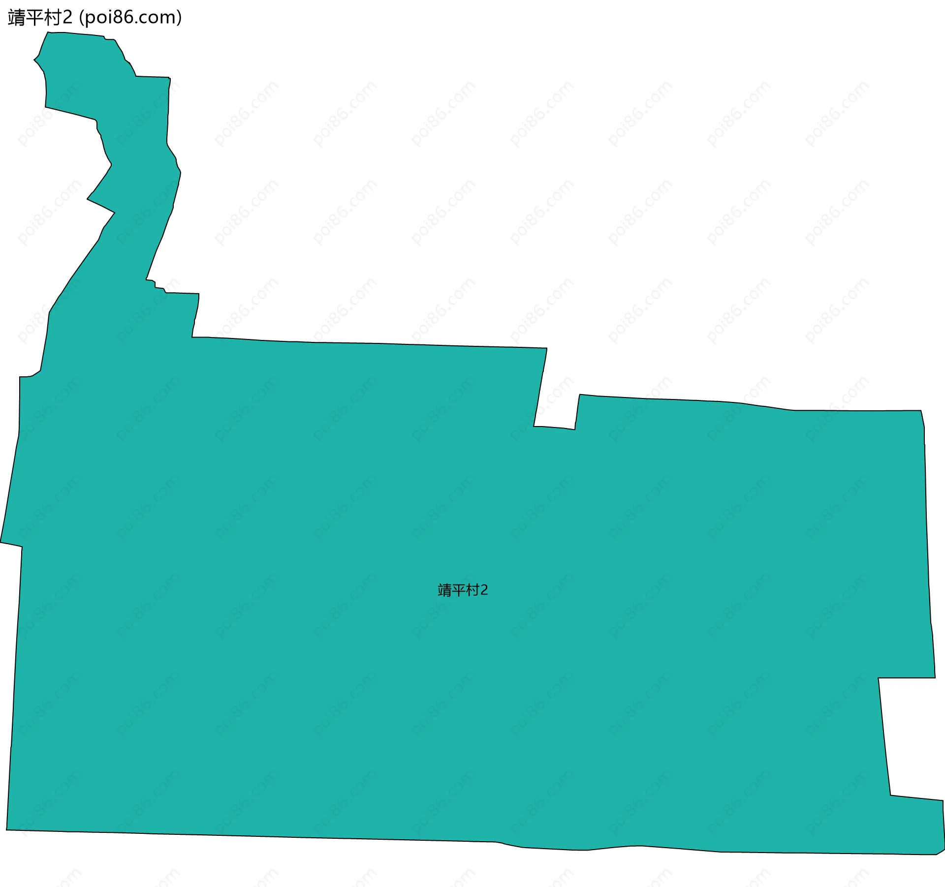 靖平村2边界地图