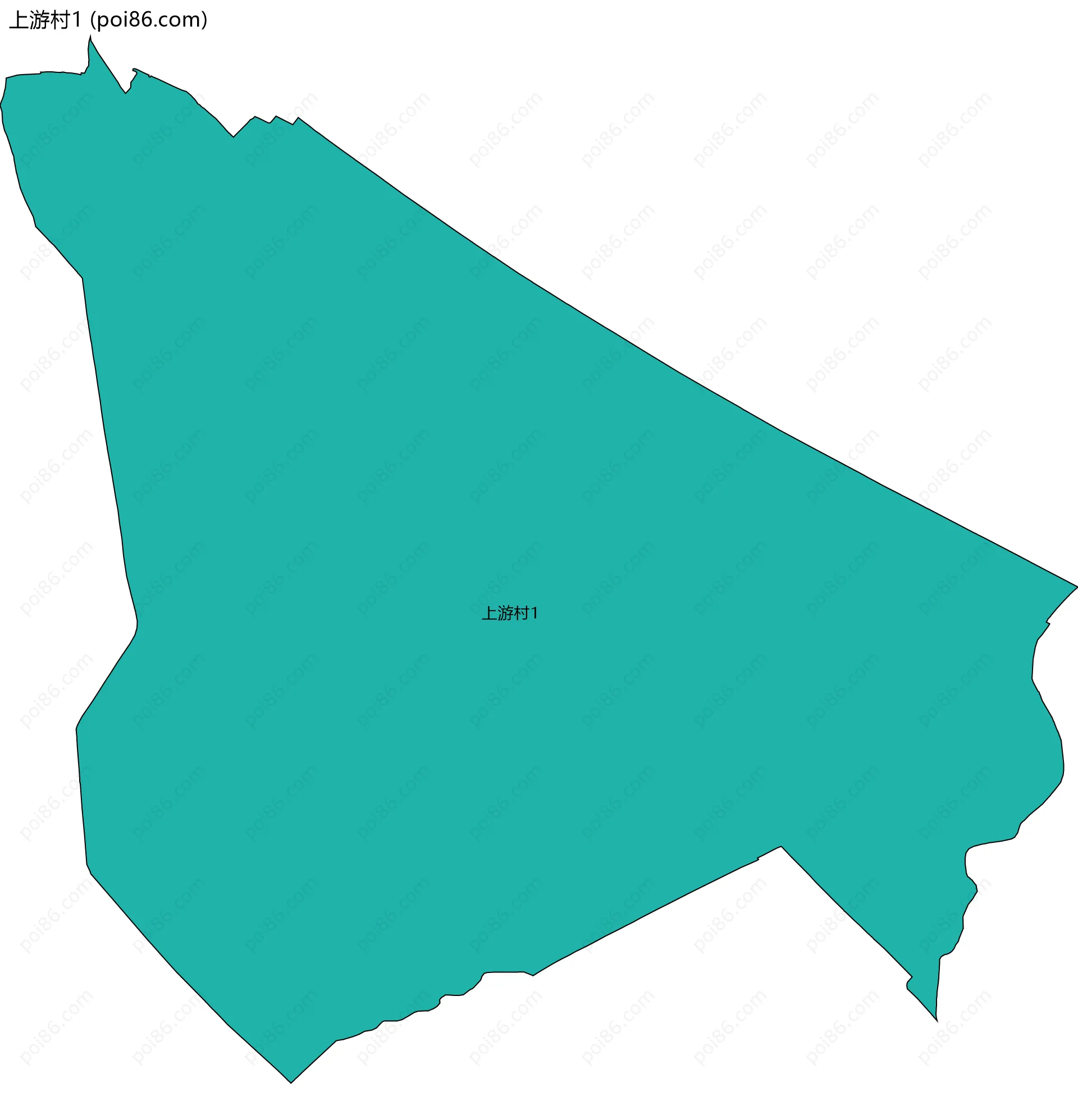 上游村1边界地图