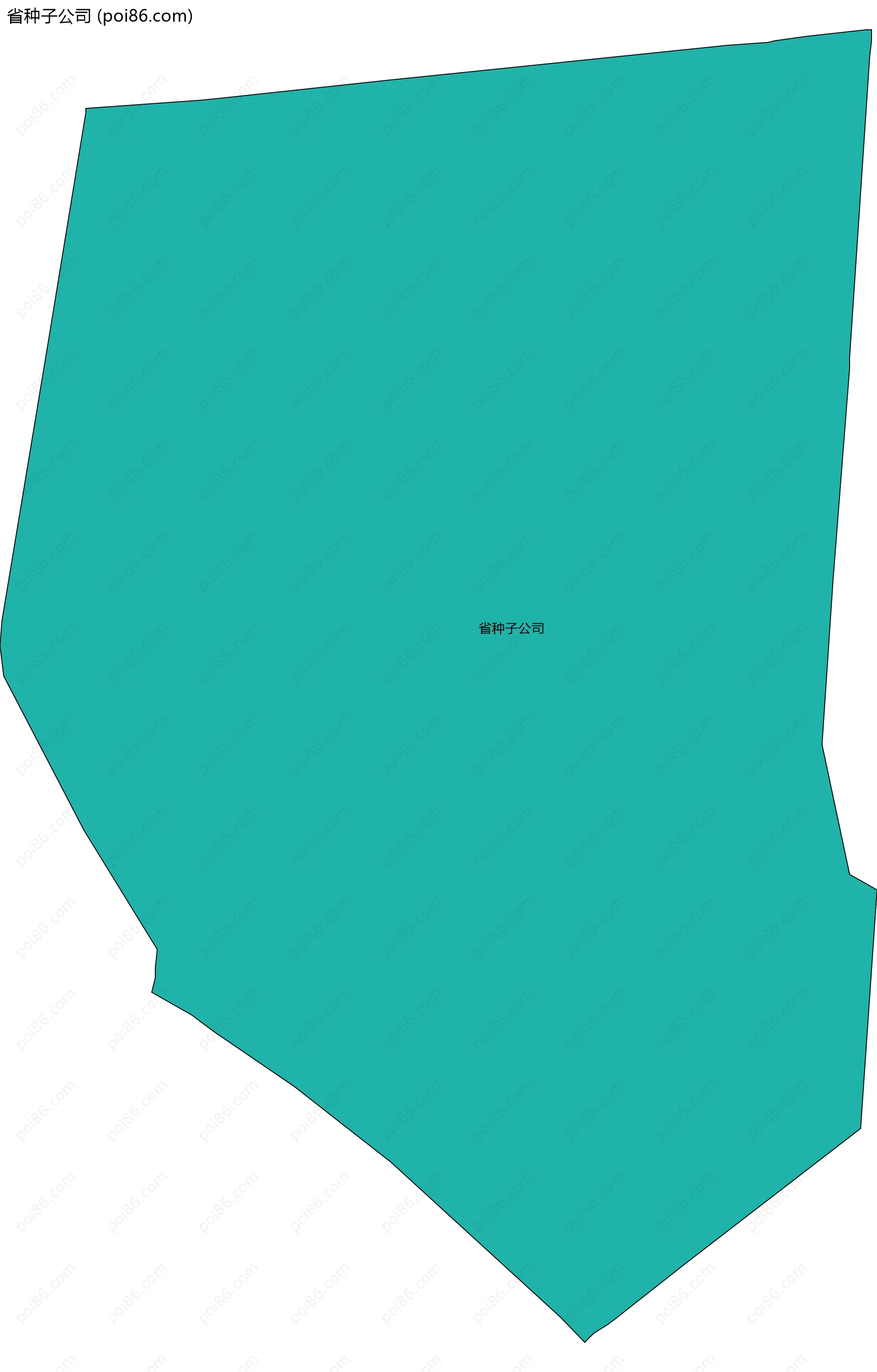 省种子公司边界地图