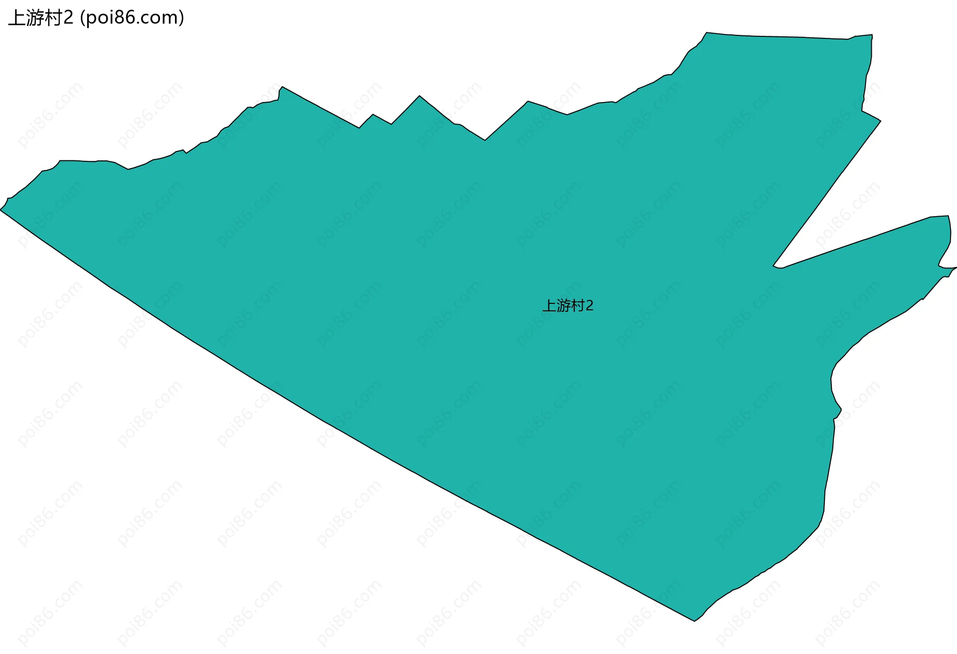 上游村2边界地图
