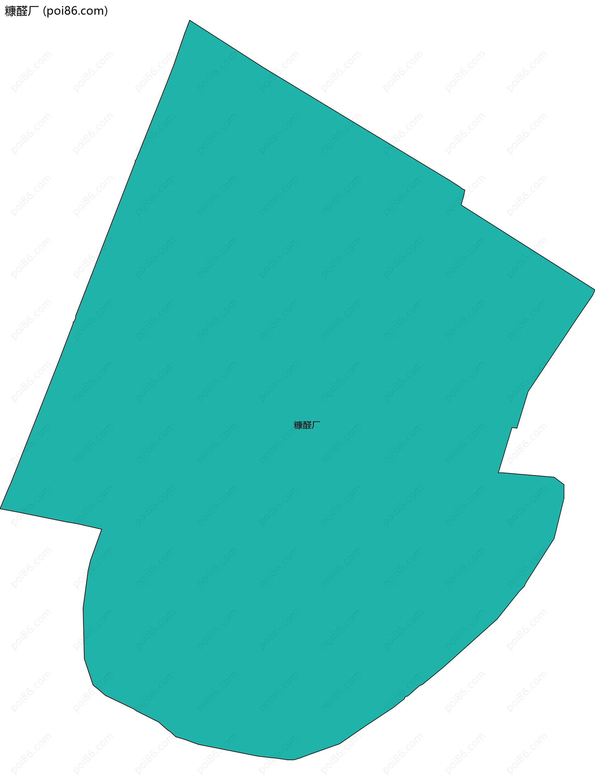 糠醛厂边界地图