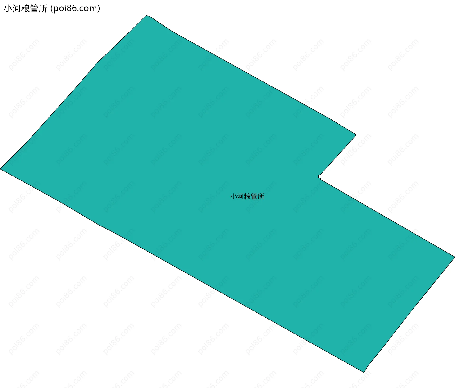 小河粮管所边界地图