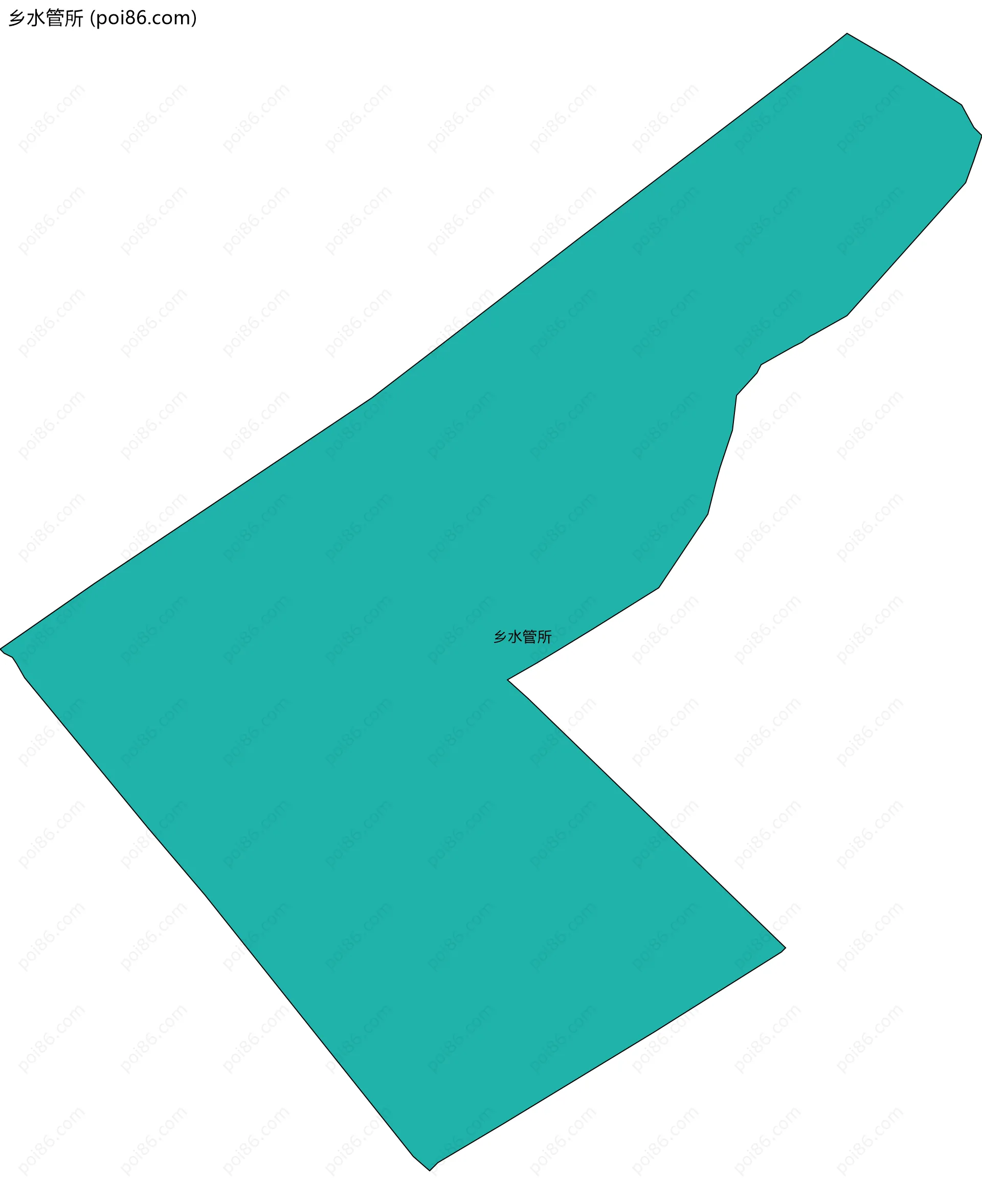 乡水管所边界地图