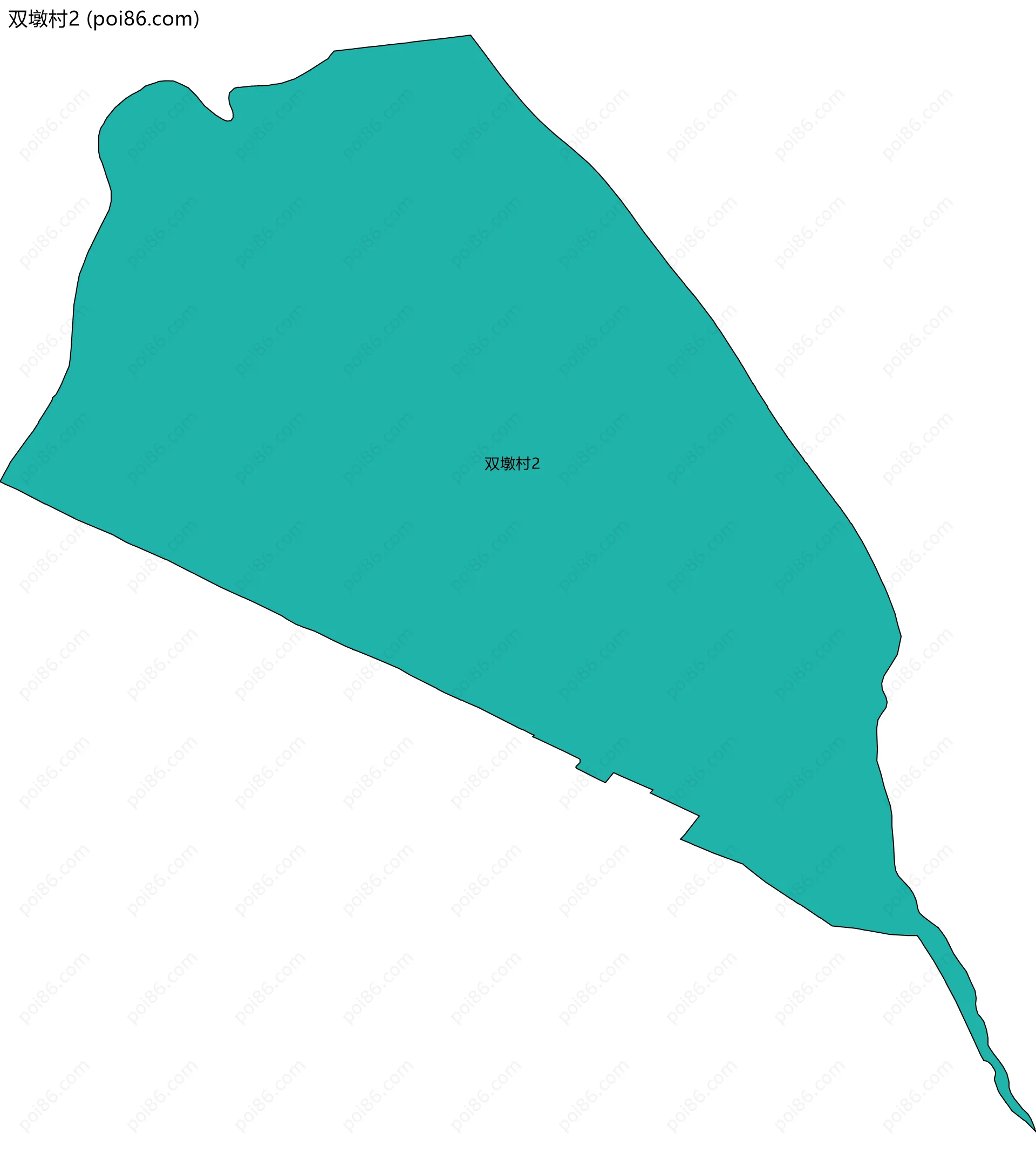 双墩村2边界地图
