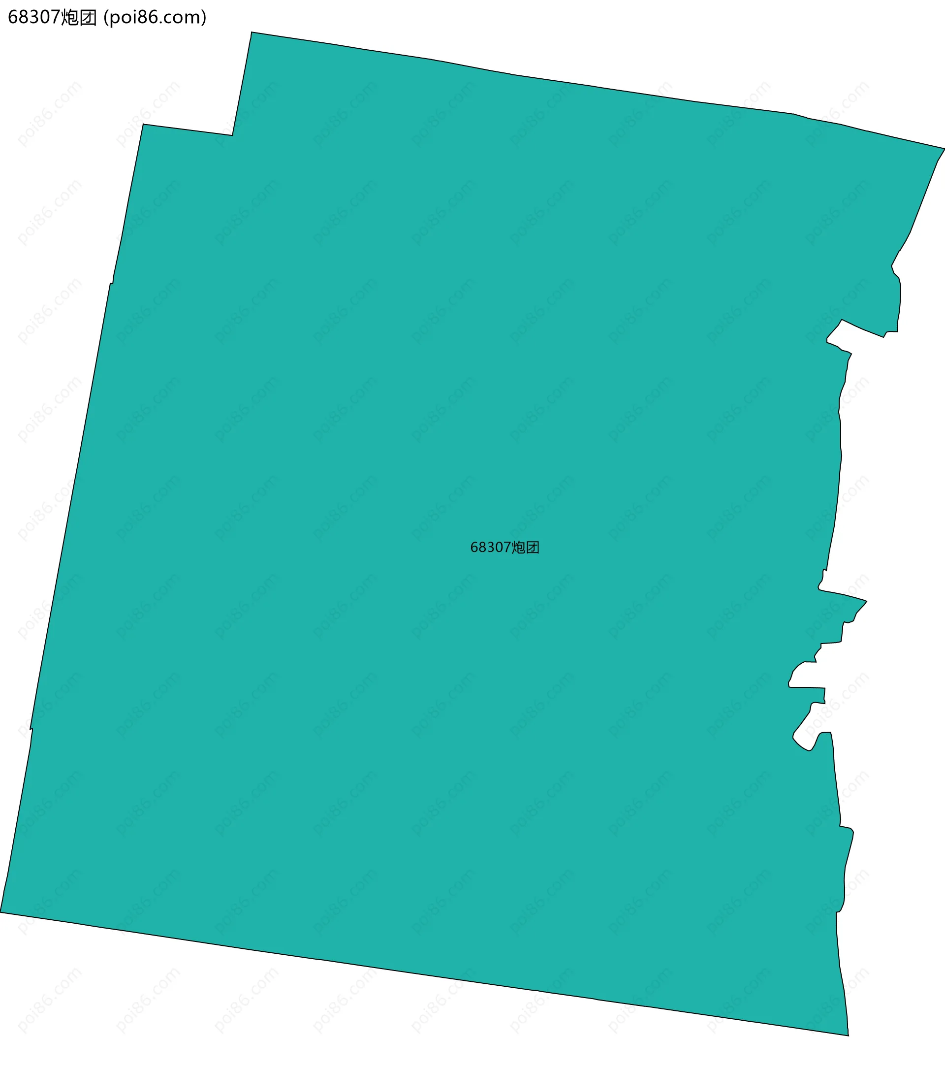 68307炮团边界地图