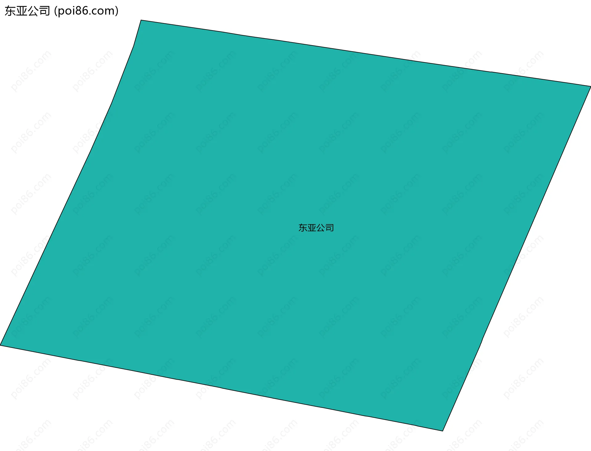 东亚公司边界地图