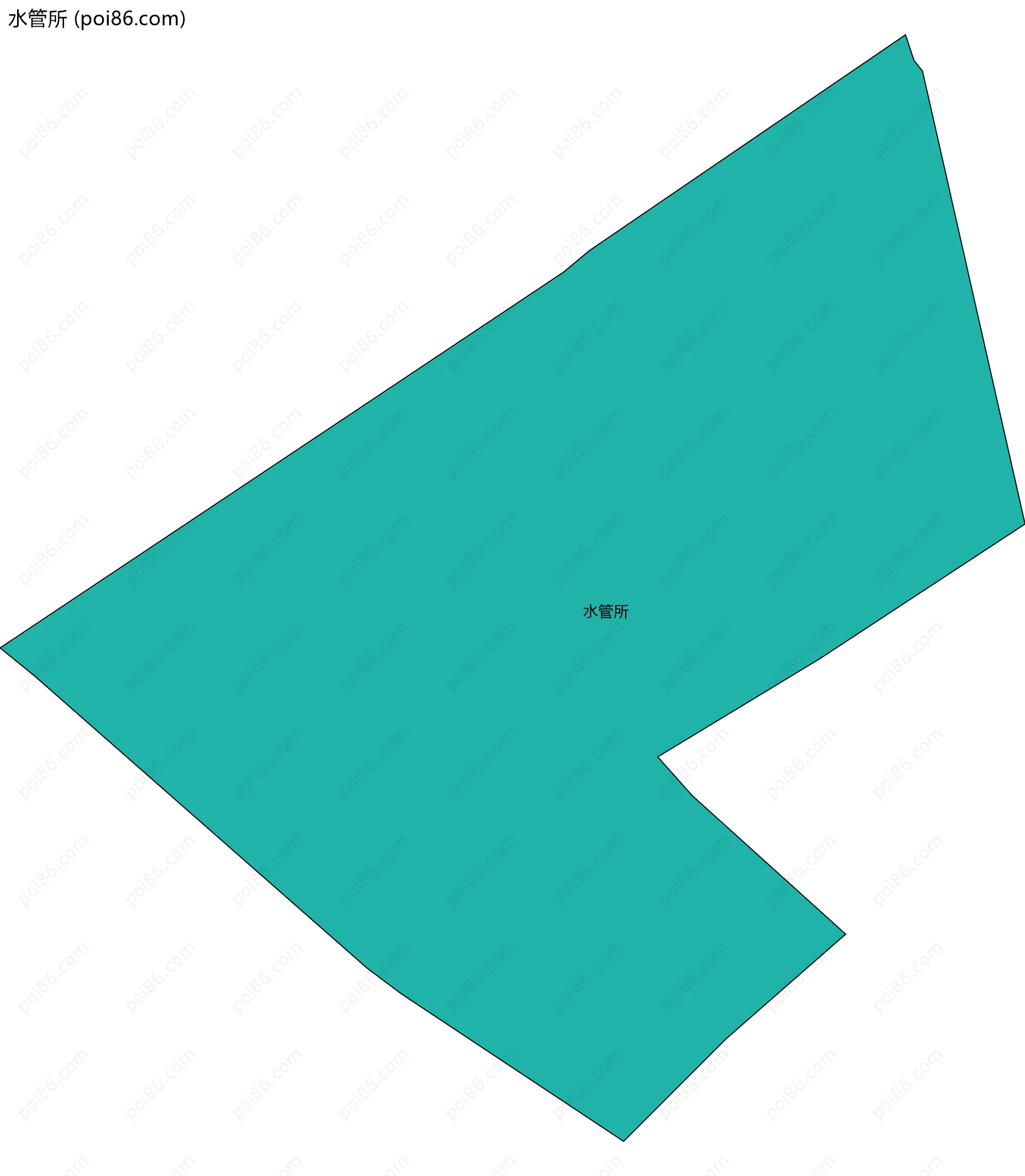 水管所边界地图