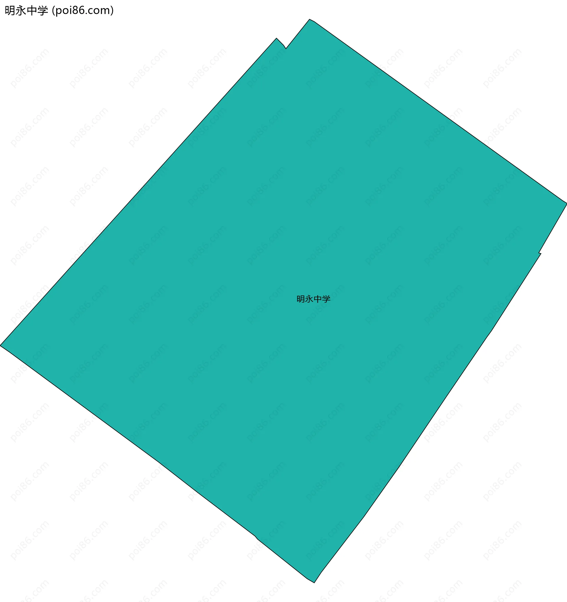 明永中学边界地图