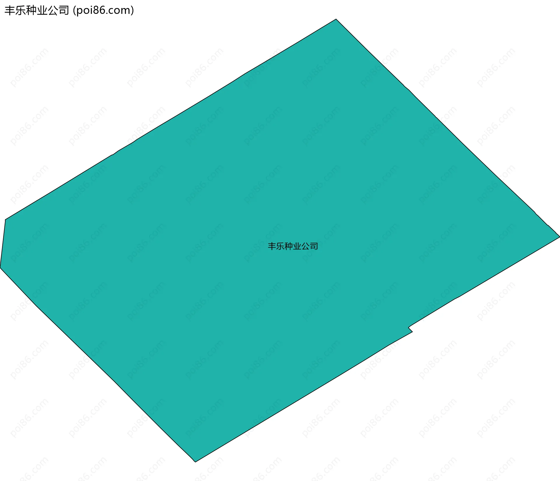 丰乐种业公司边界地图