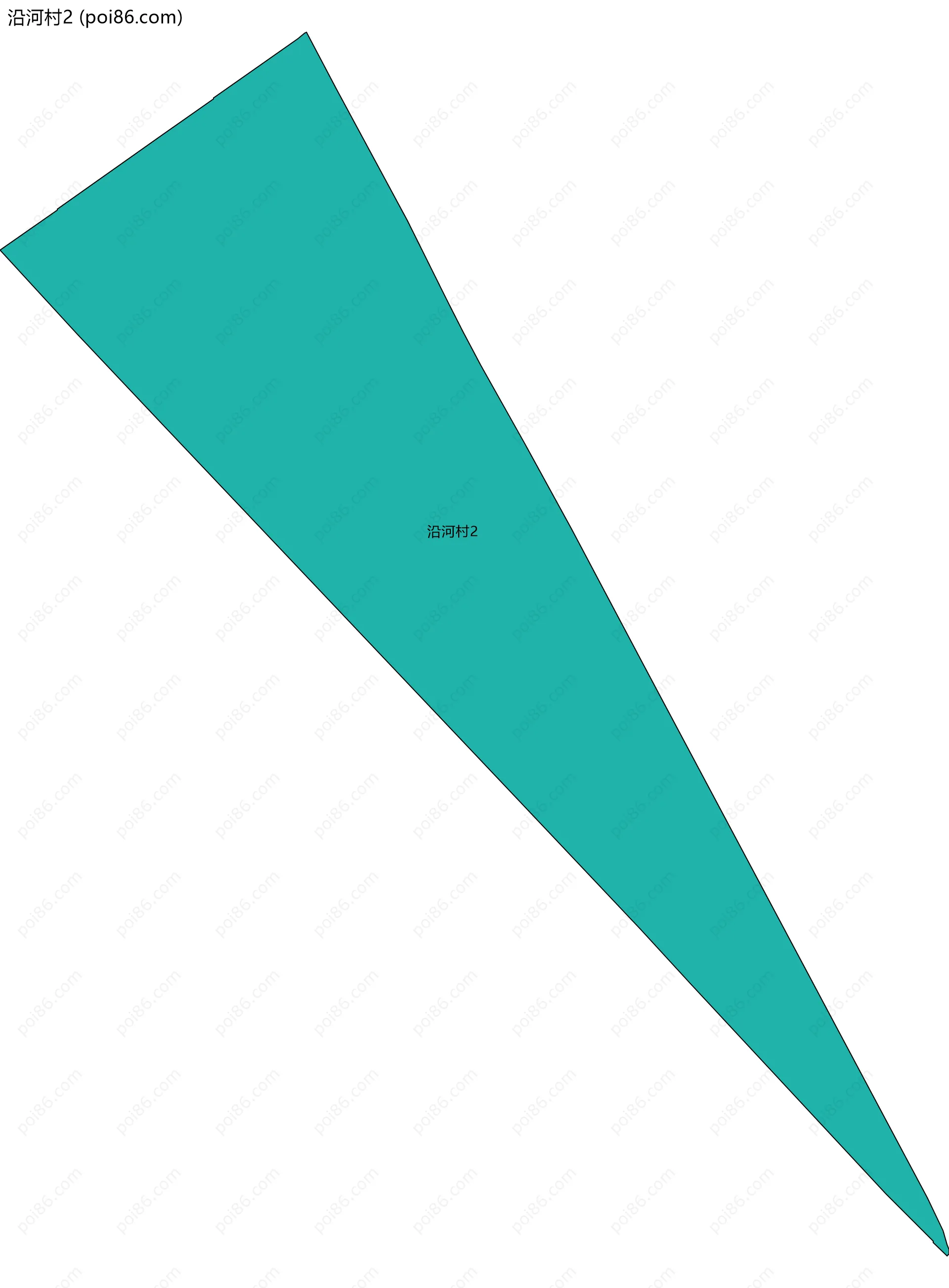 沿河村2边界地图