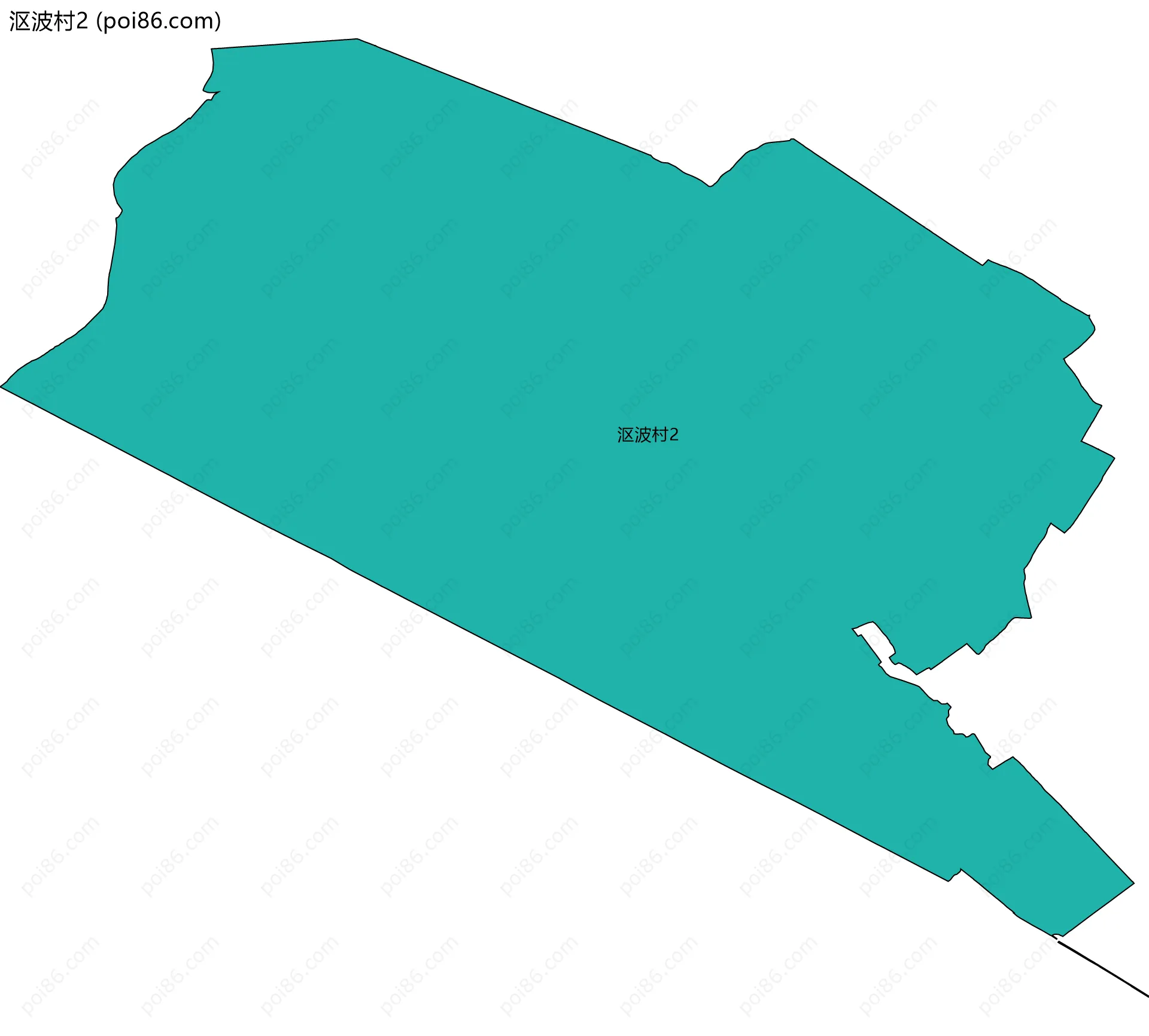 沤波村2边界地图