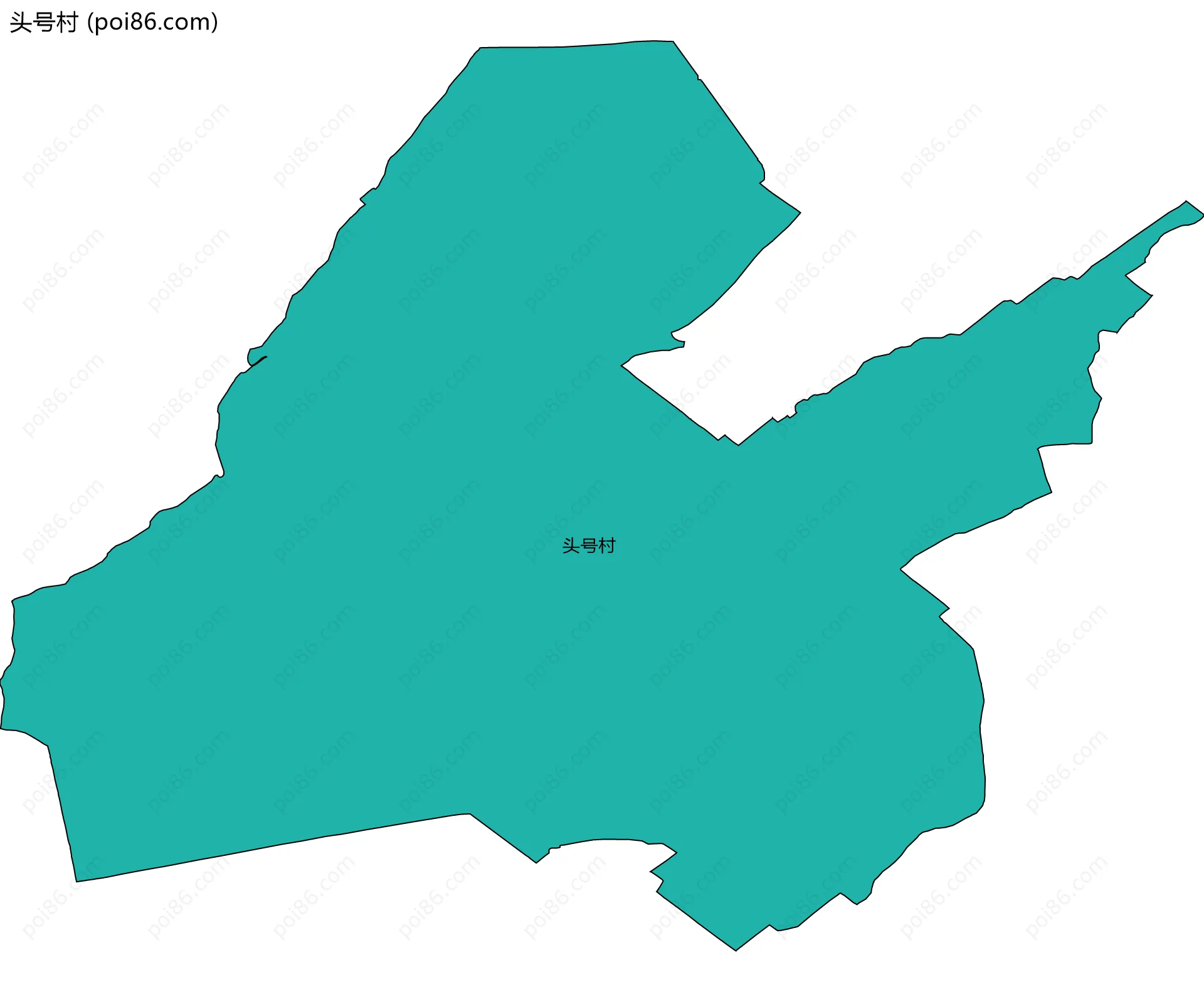 头号村边界地图