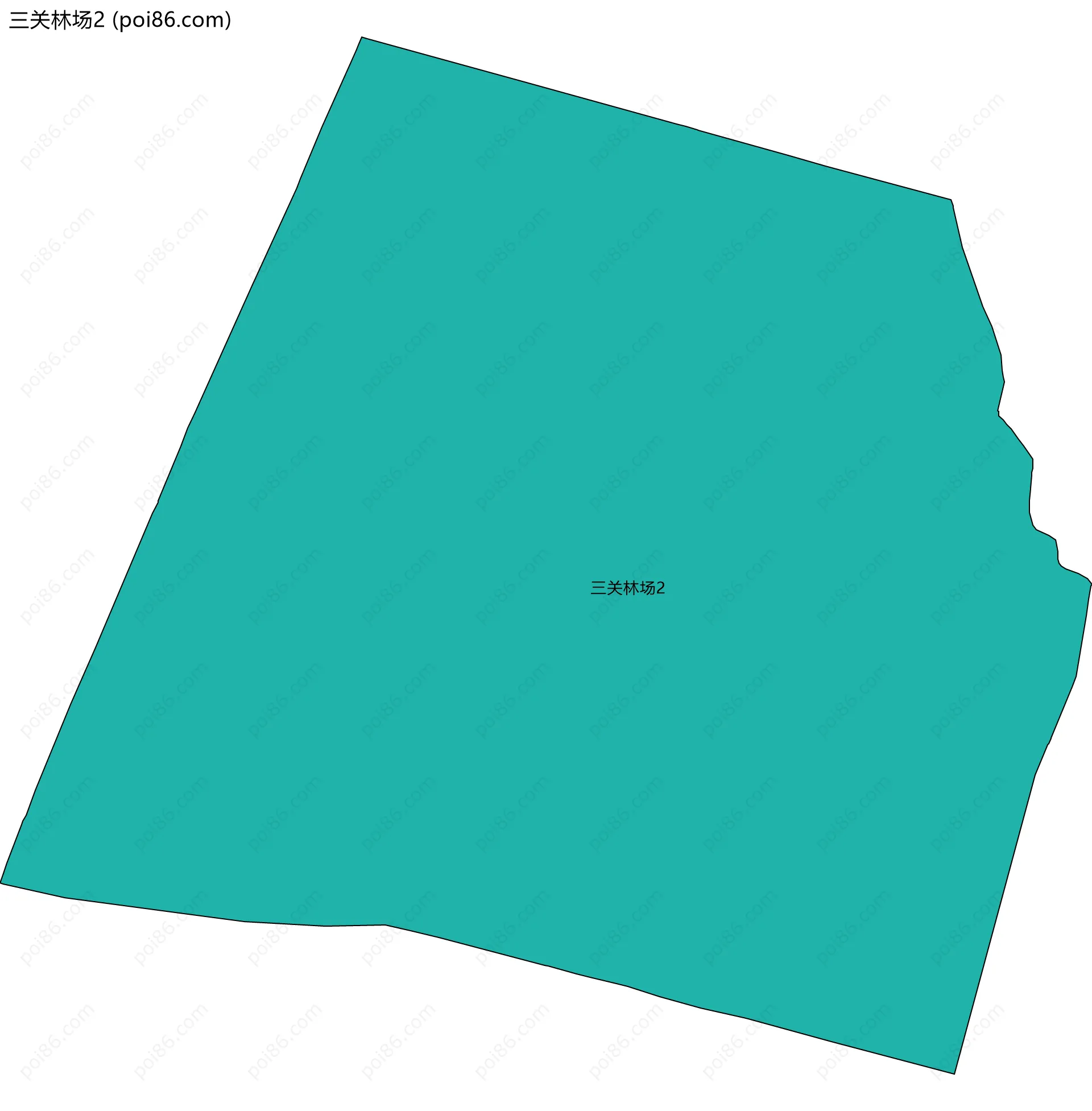 三关林场2边界地图