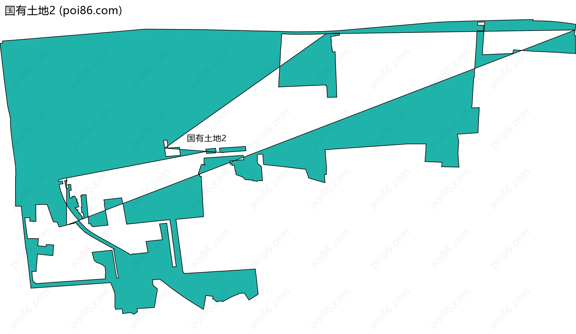 国有土地2边界地图