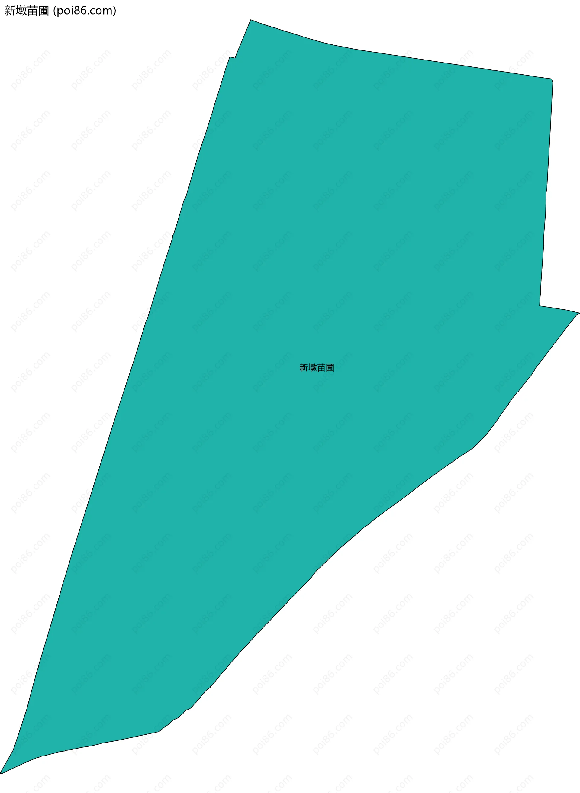 新墩苗圃边界地图