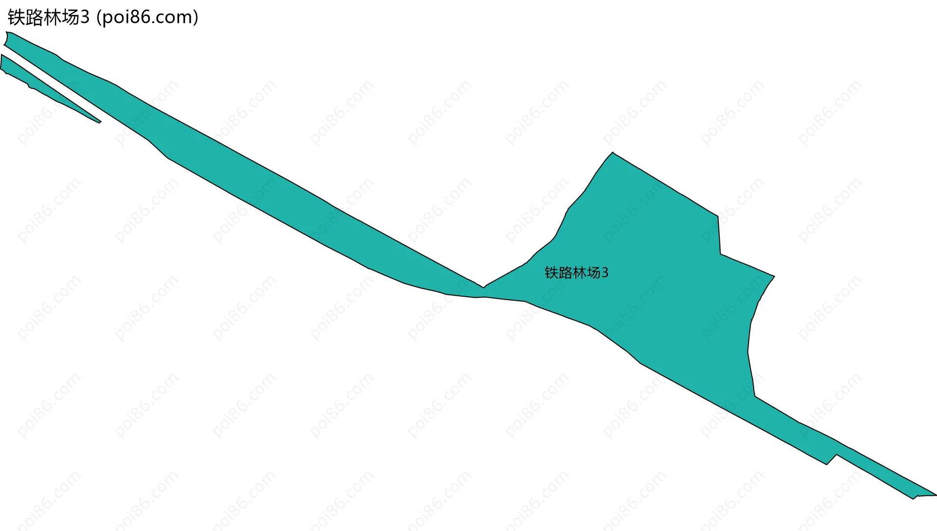 铁路林场3边界地图
