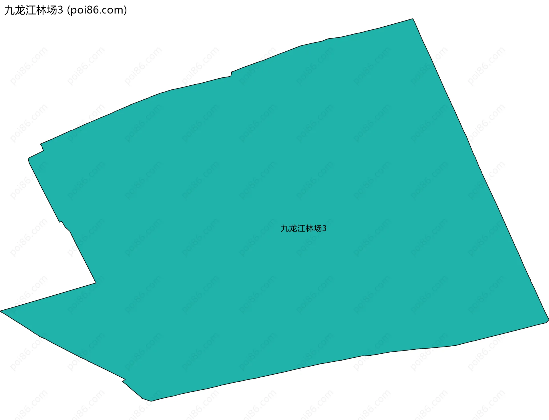 九龙江林场3边界地图