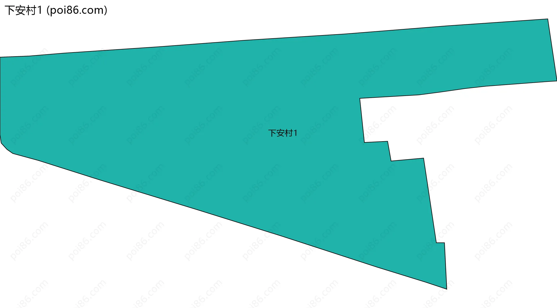 下安村1边界地图