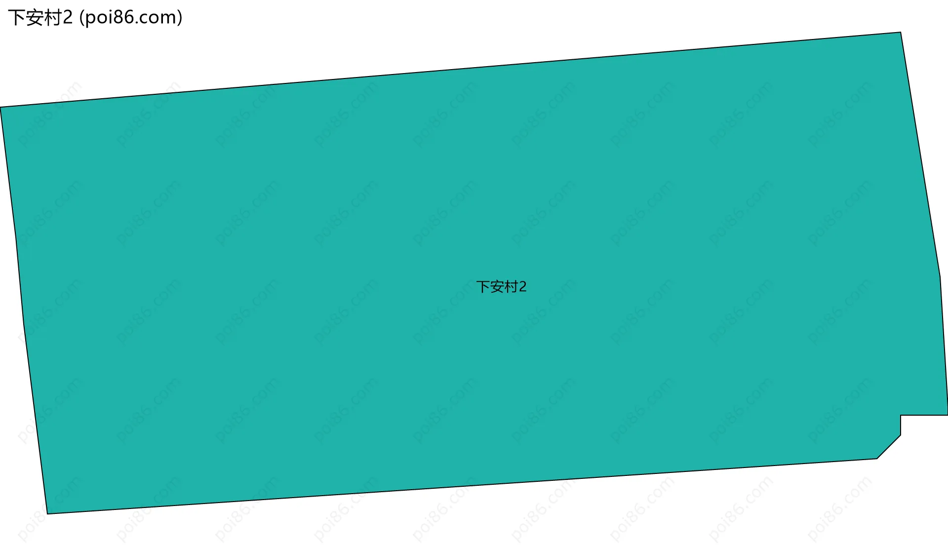 下安村2边界地图