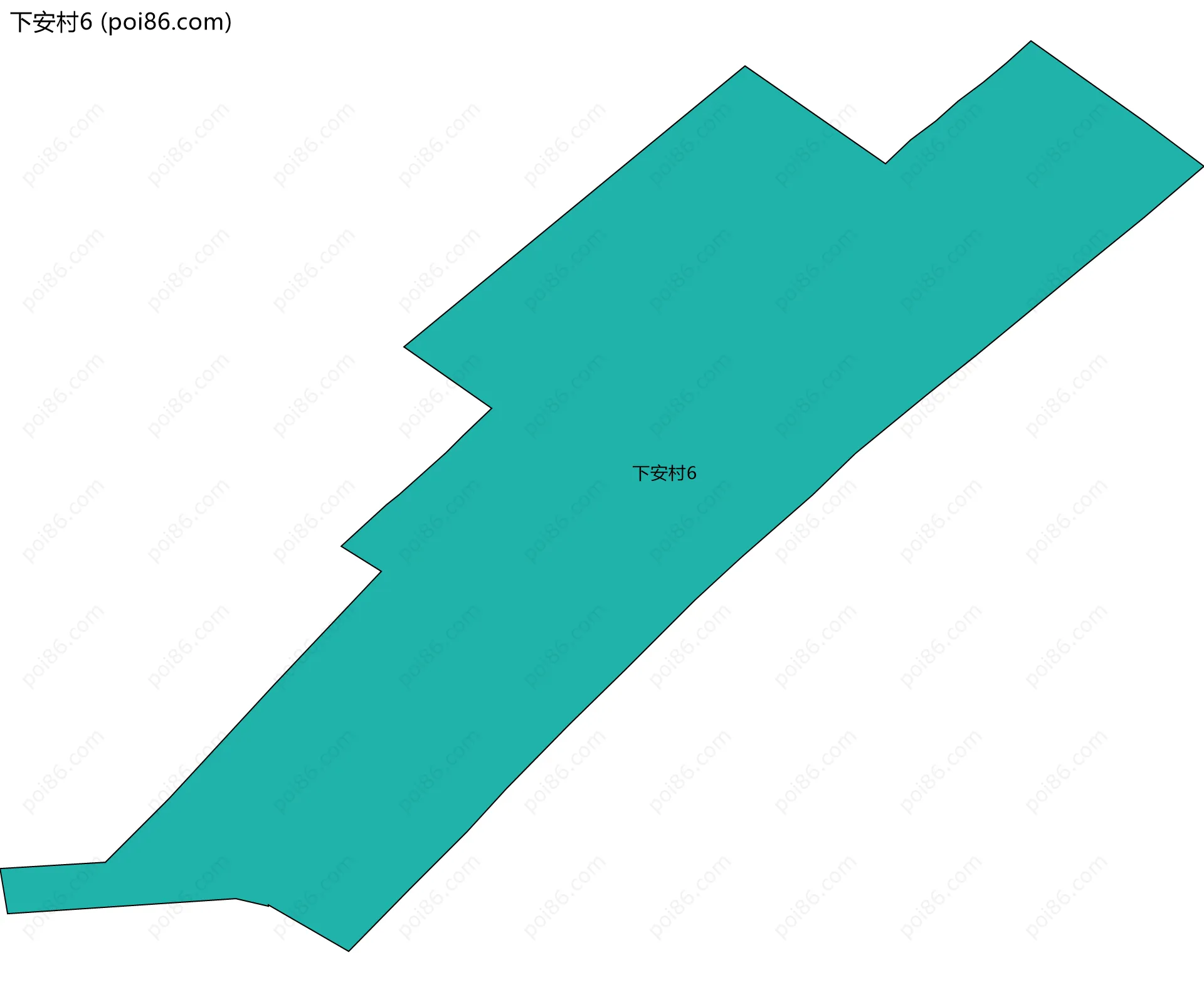 下安村6边界地图