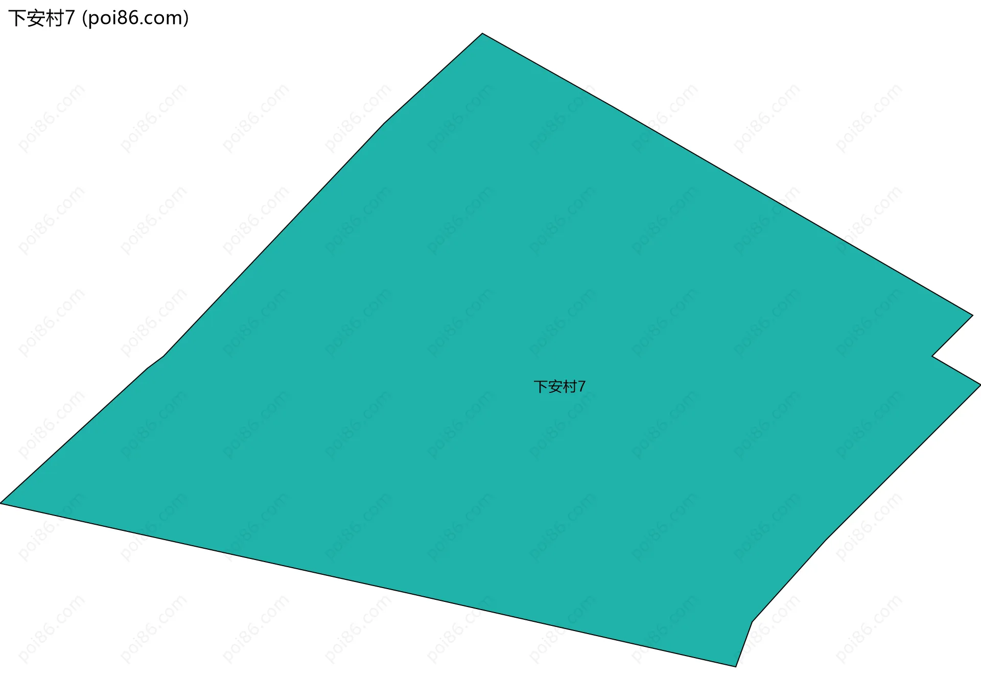 下安村7边界地图