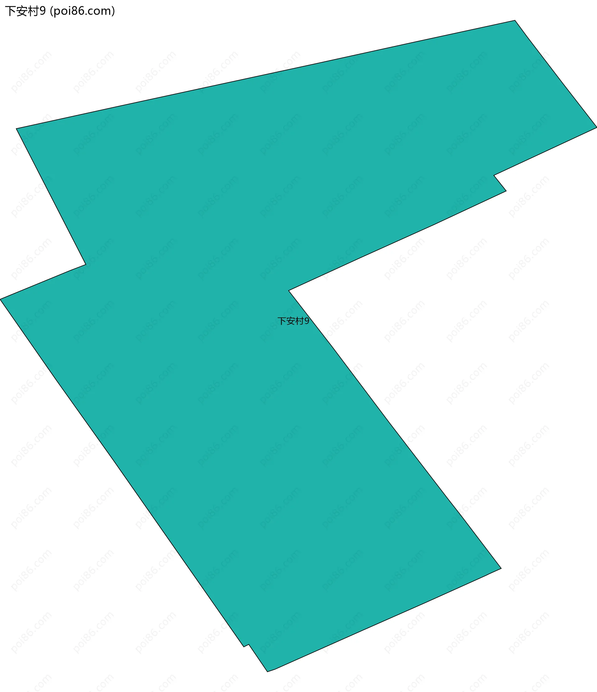 下安村9边界地图