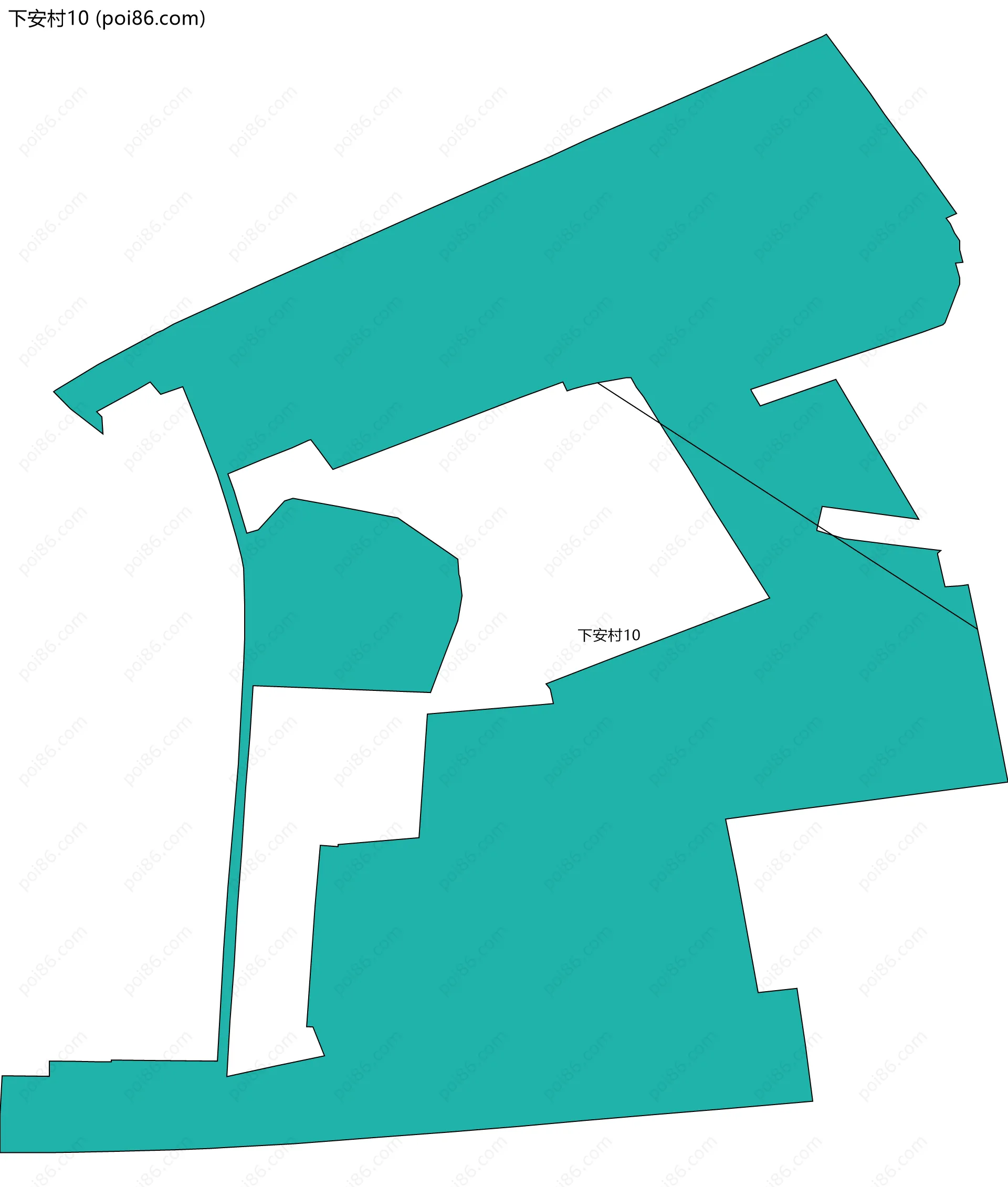 下安村10边界地图