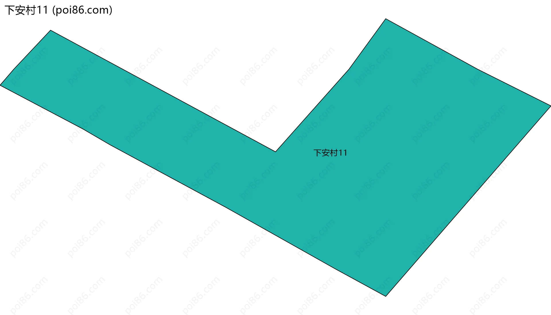 下安村11边界地图