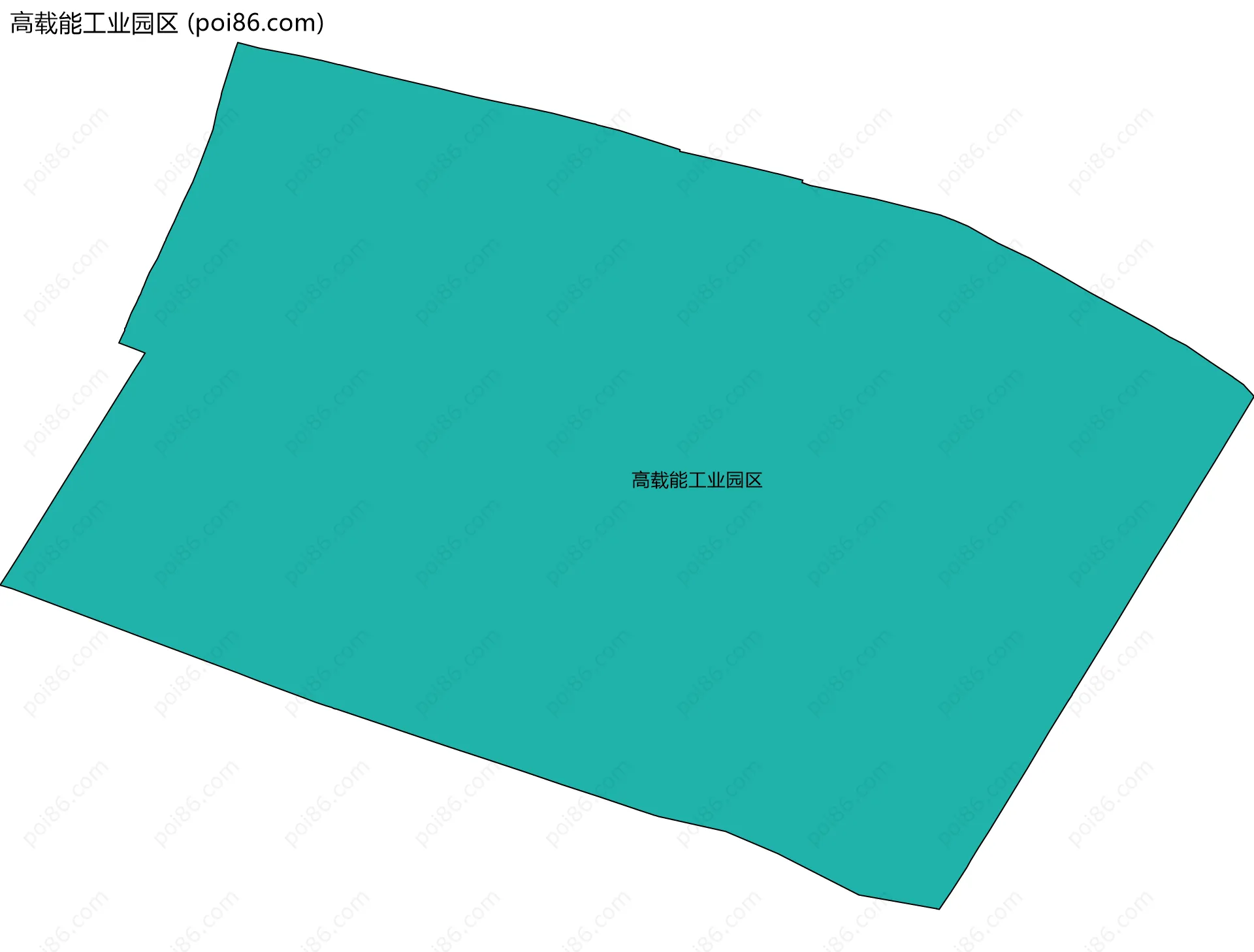 高载能工业园区边界地图