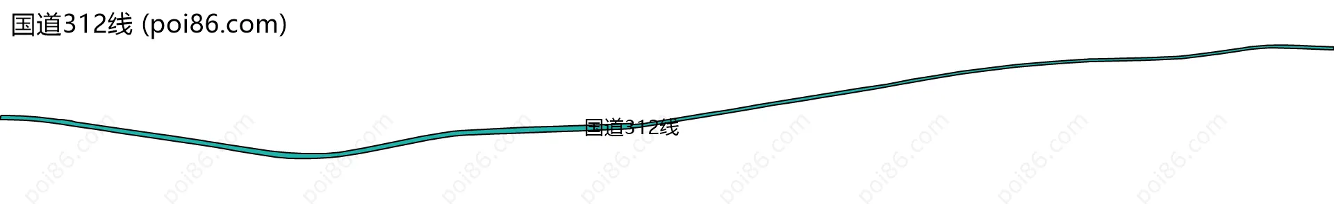 国道312线边界地图