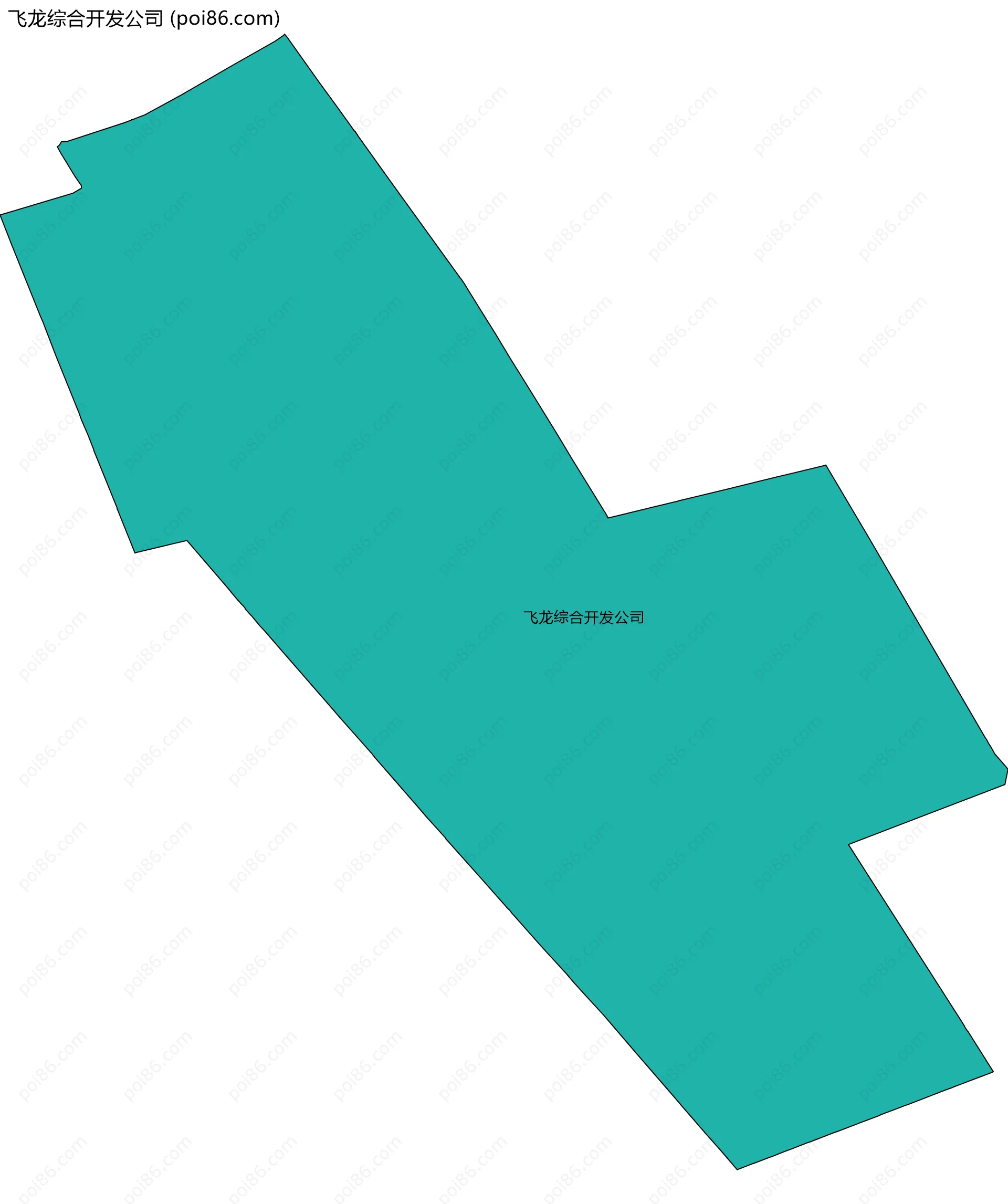 飞龙综合开发公司边界地图