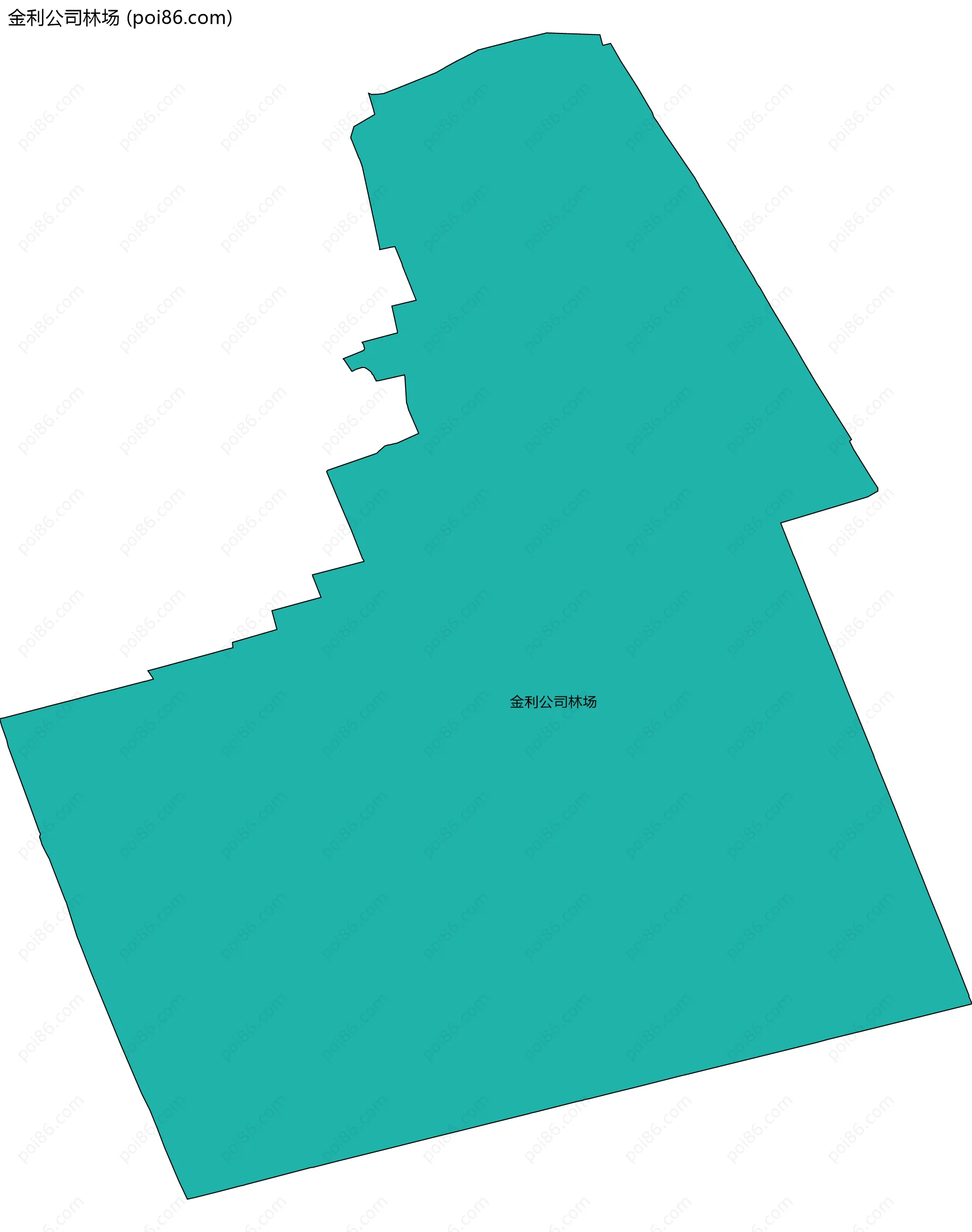 金利公司林场边界地图