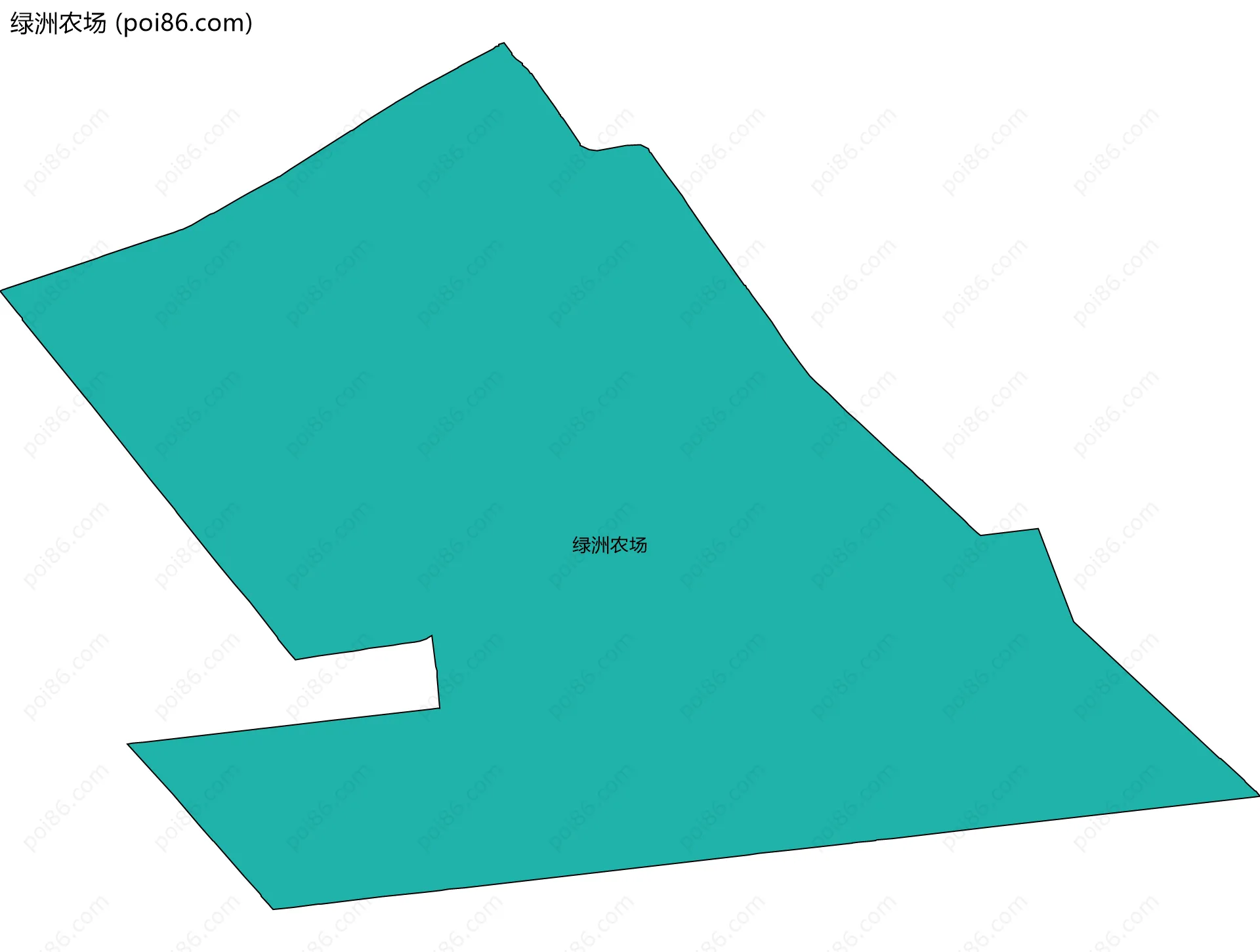 绿洲农场边界地图