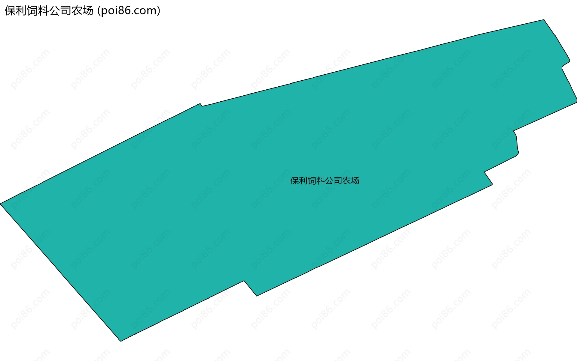 保利饲料公司农场边界地图
