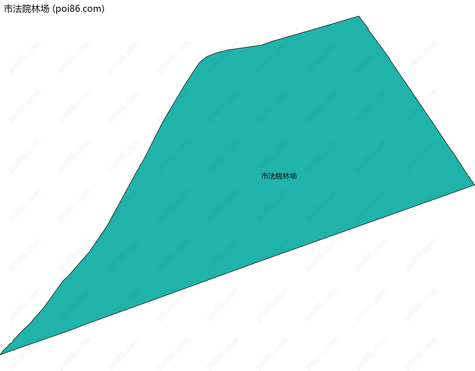 市法院林场边界地图