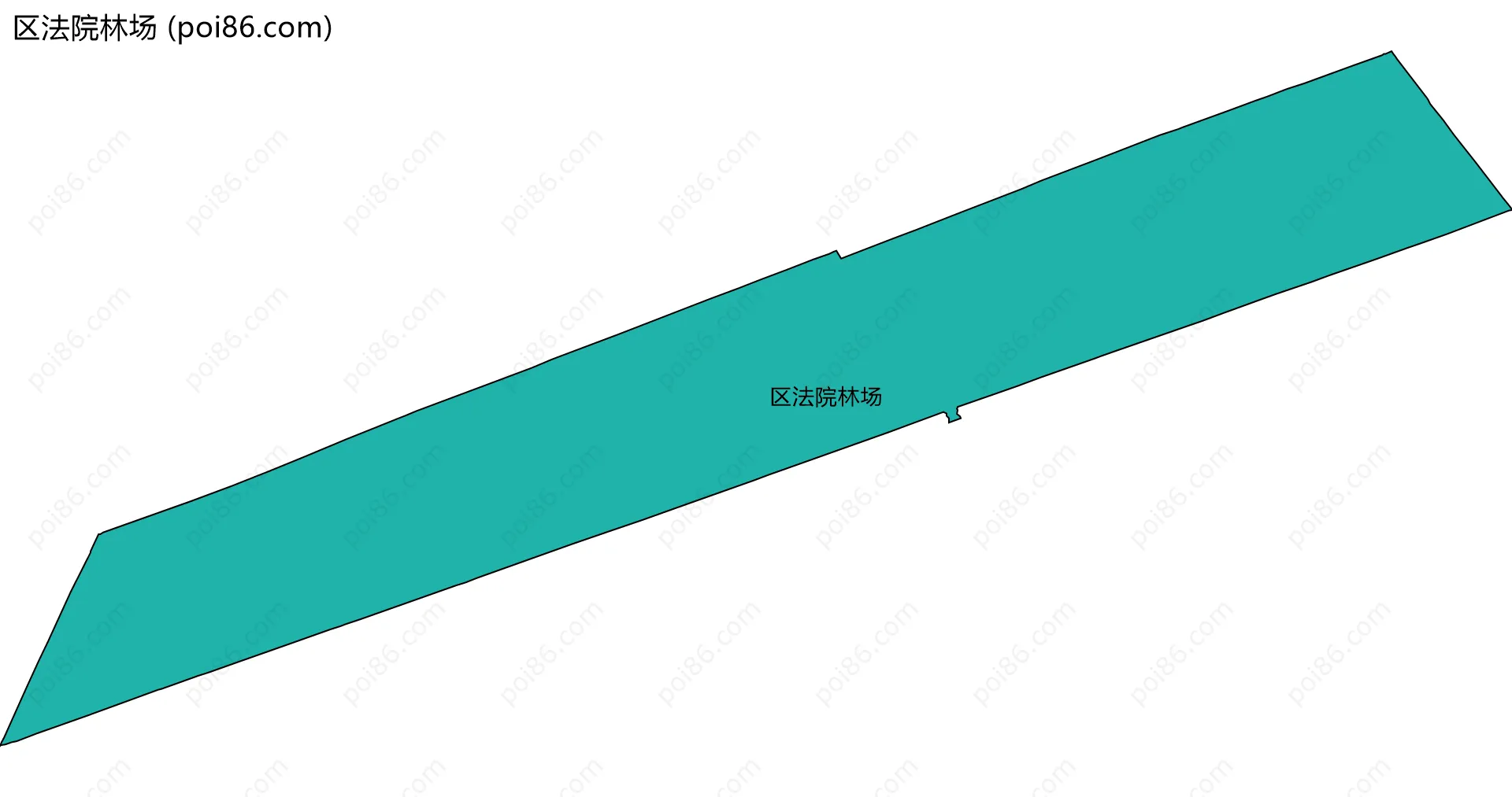 区法院林场边界地图