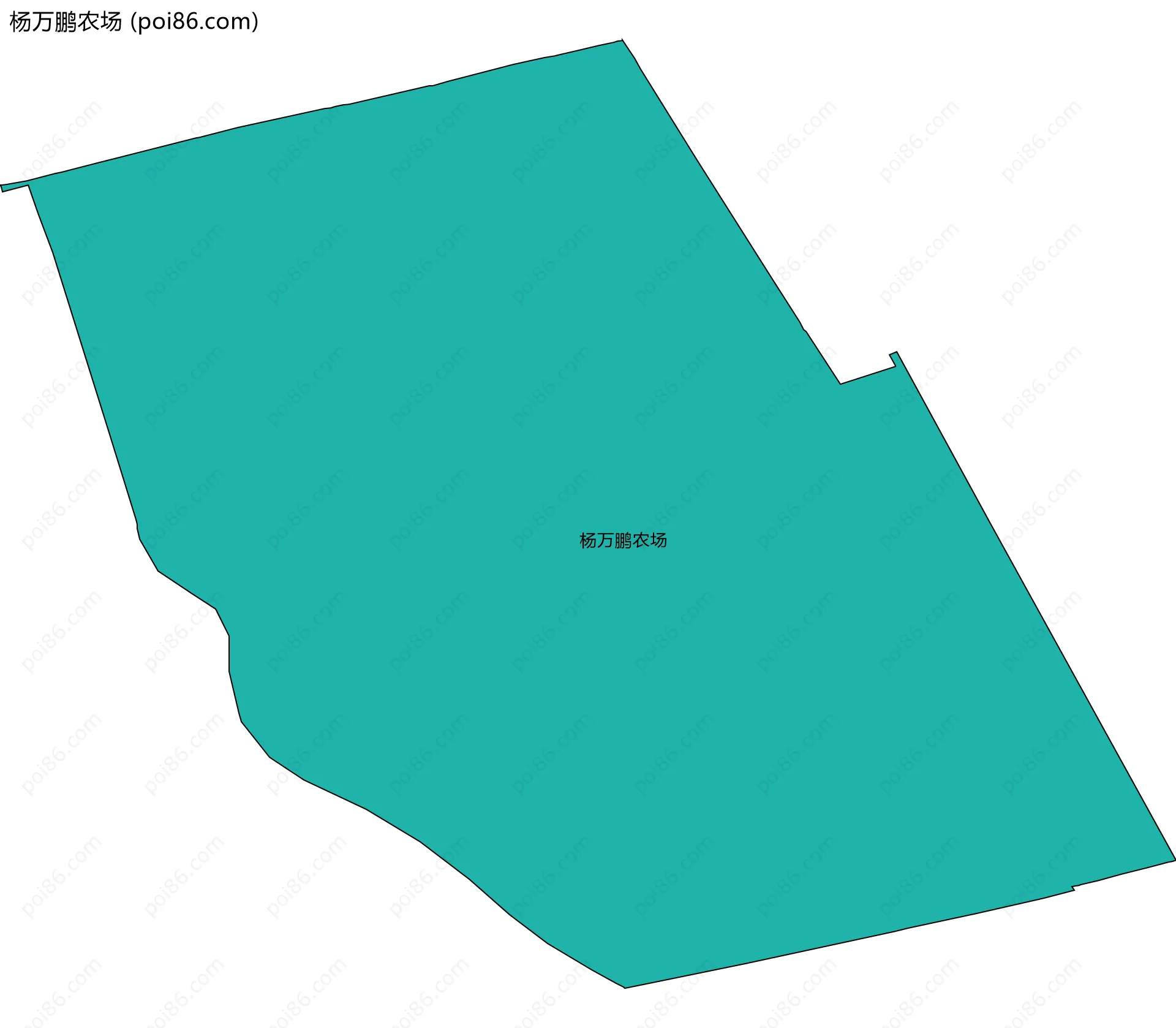 杨万鹏农场边界地图