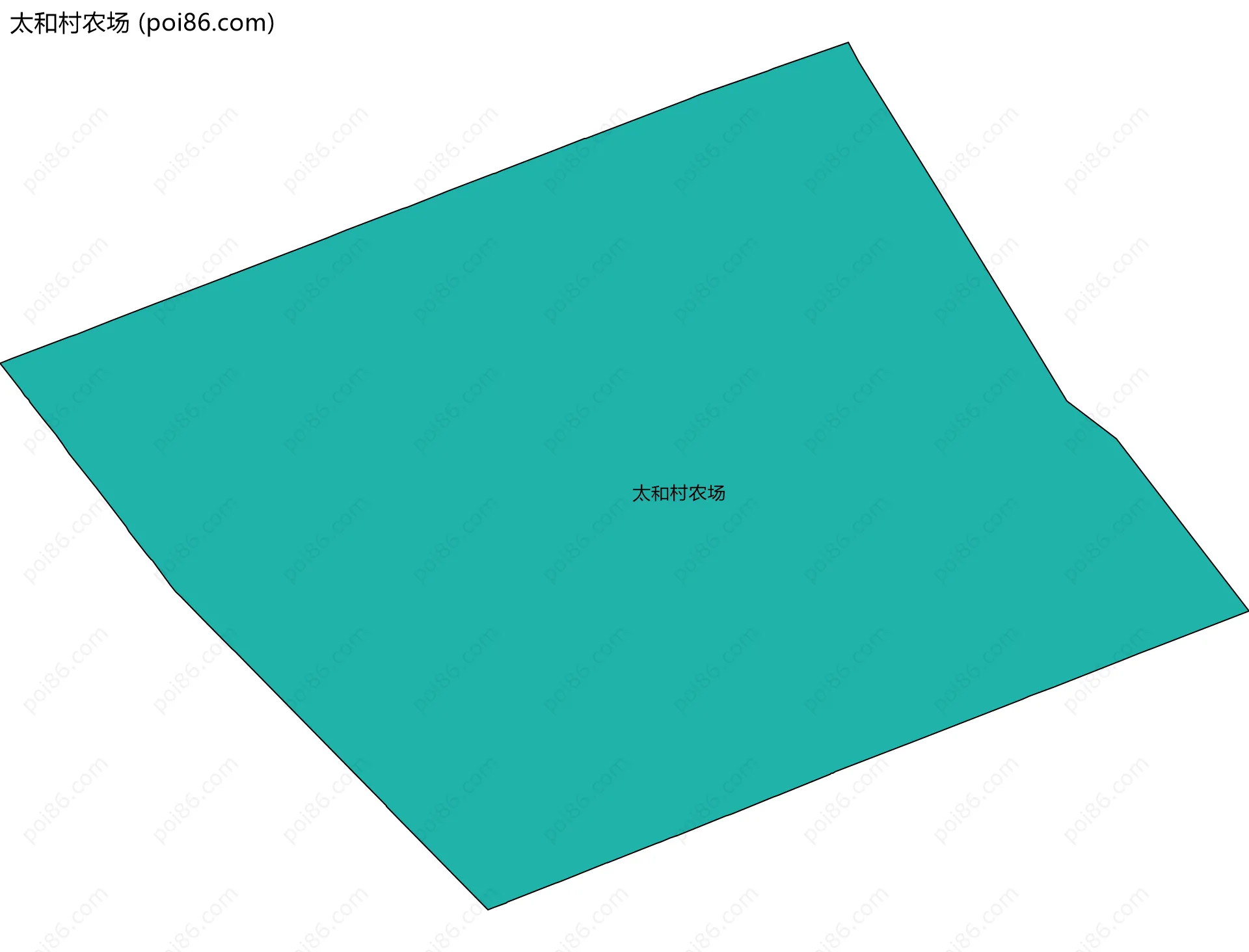 太和村农场边界地图