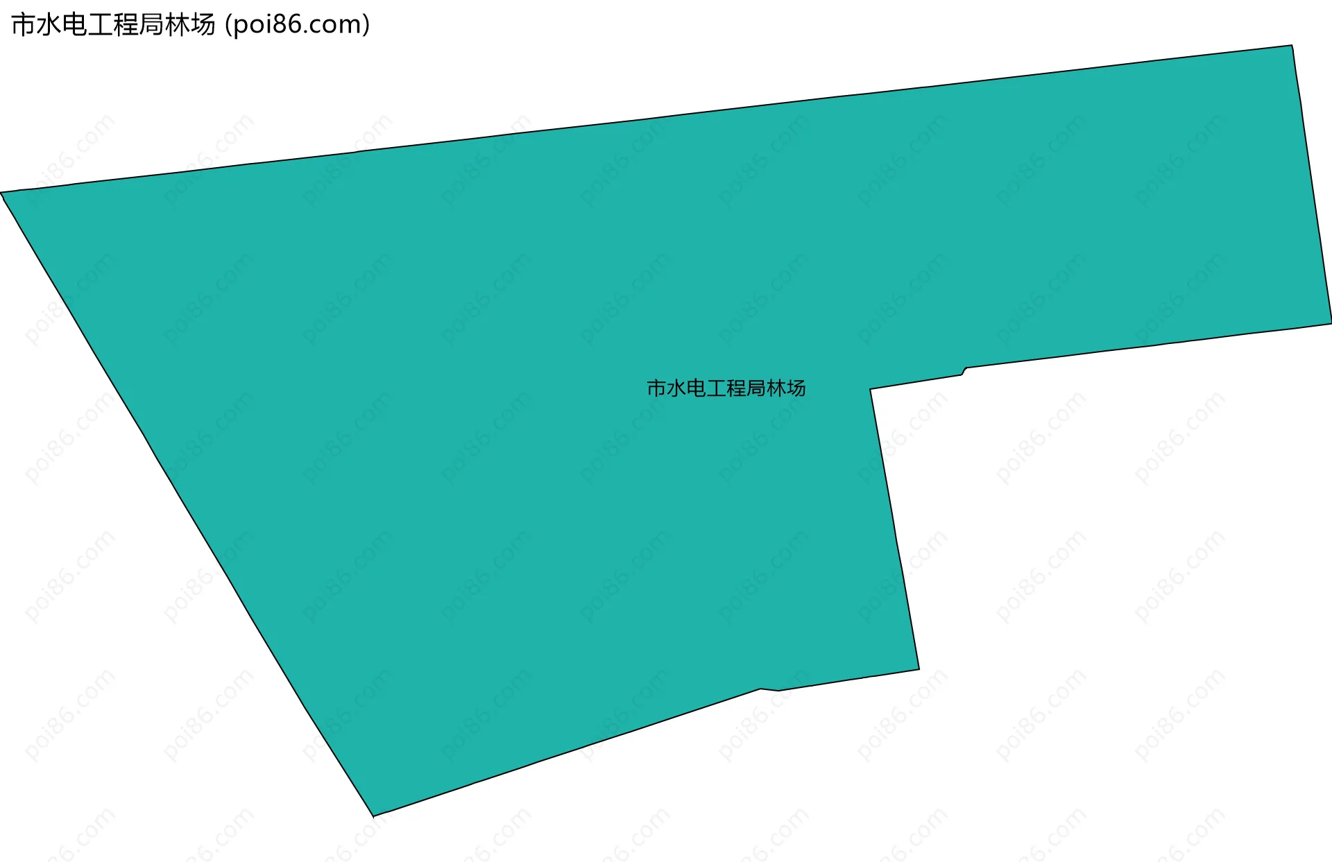 市水电工程局林场边界地图