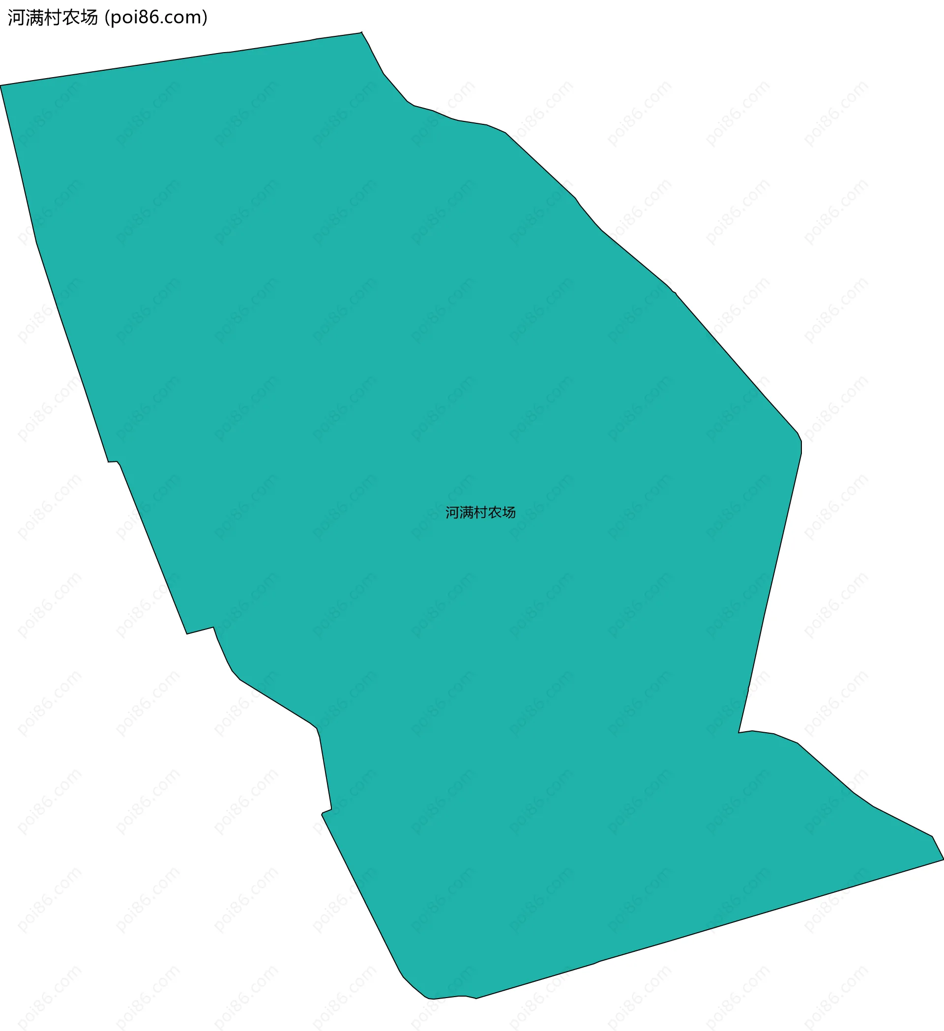 河满村农场边界地图