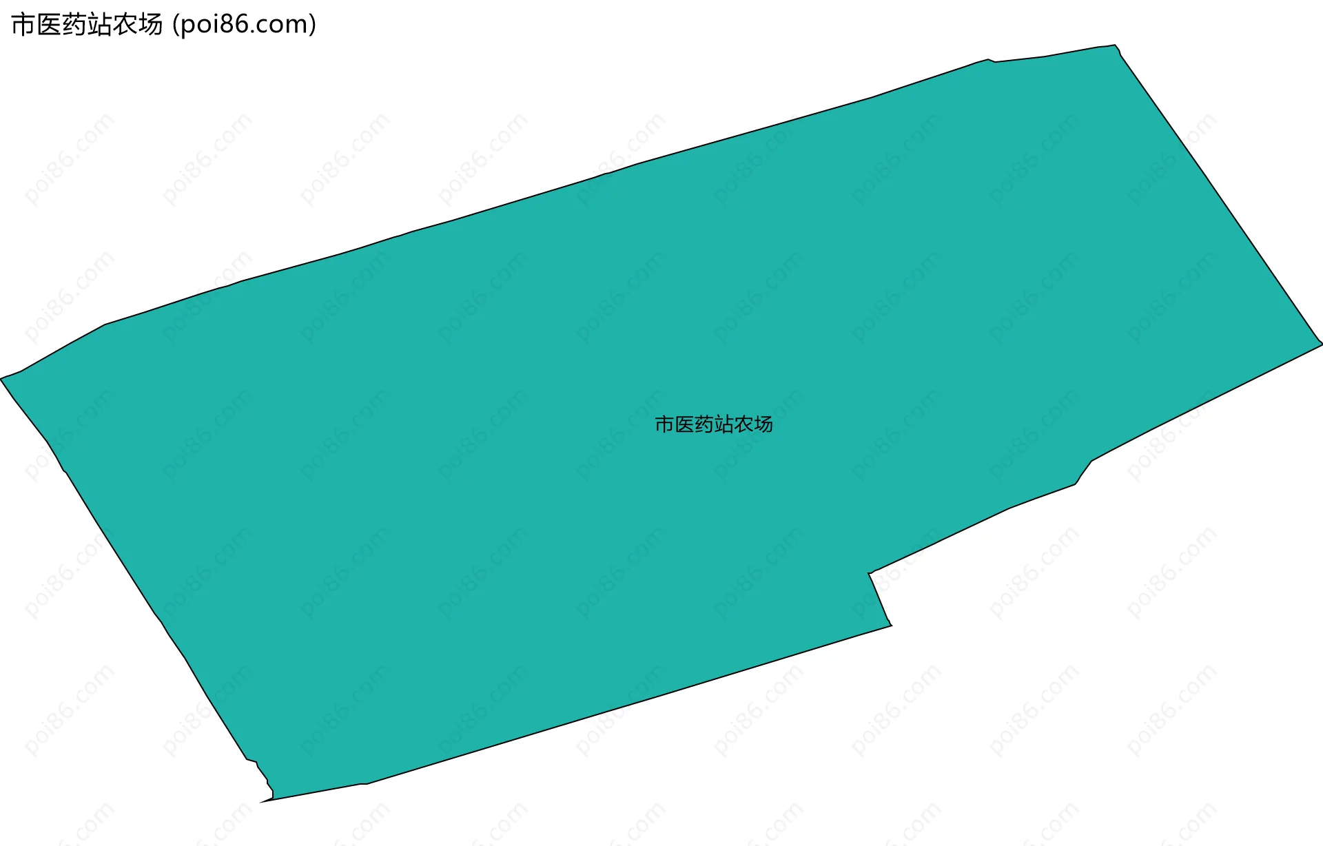 市医药站农场边界地图