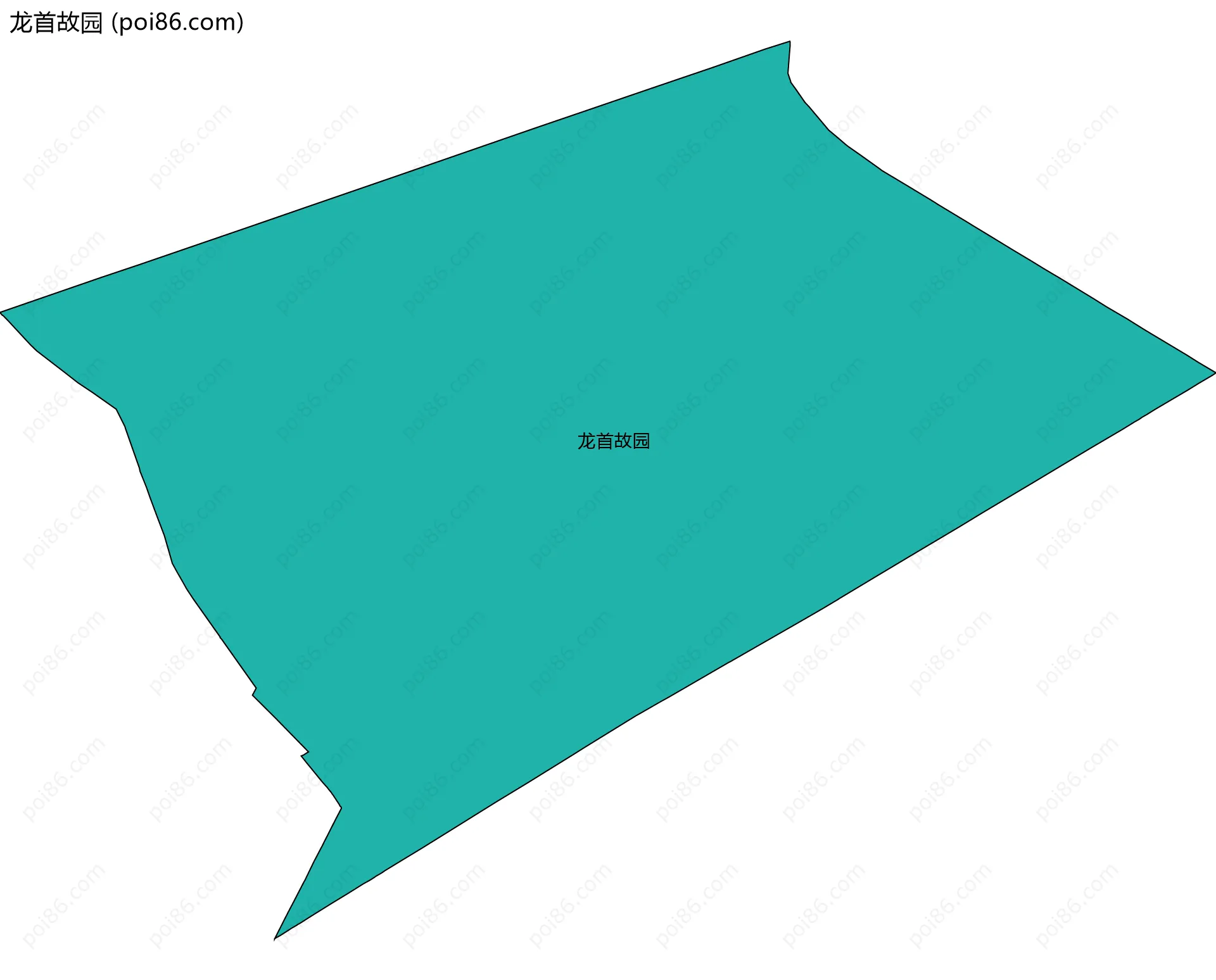 龙首故园边界地图