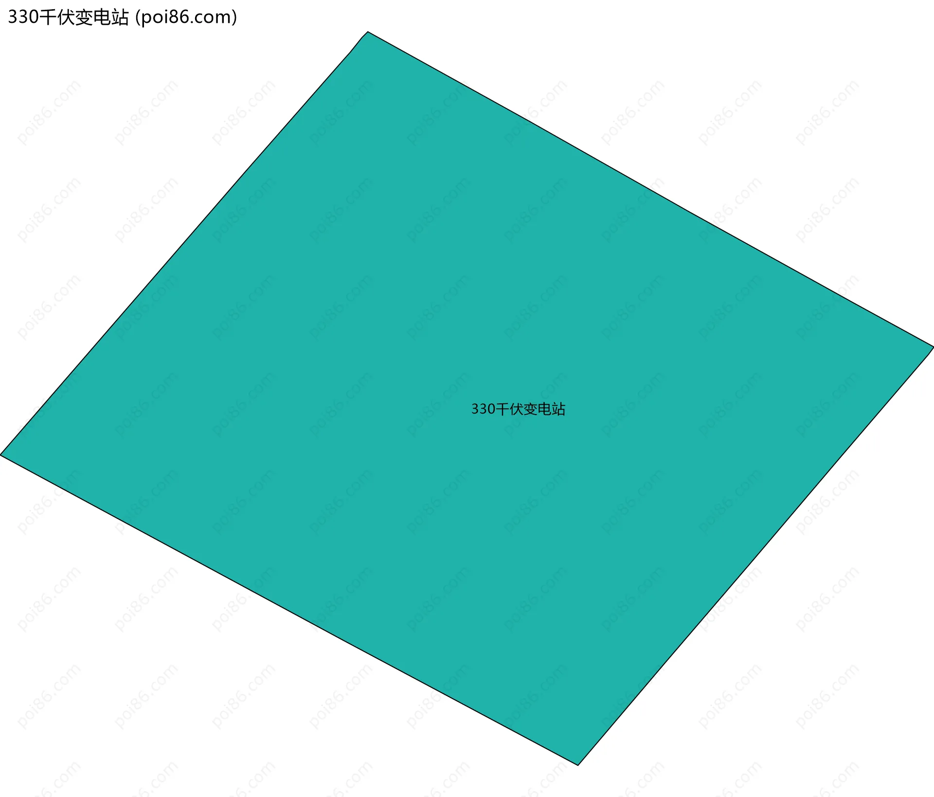 330千伏变电站边界地图