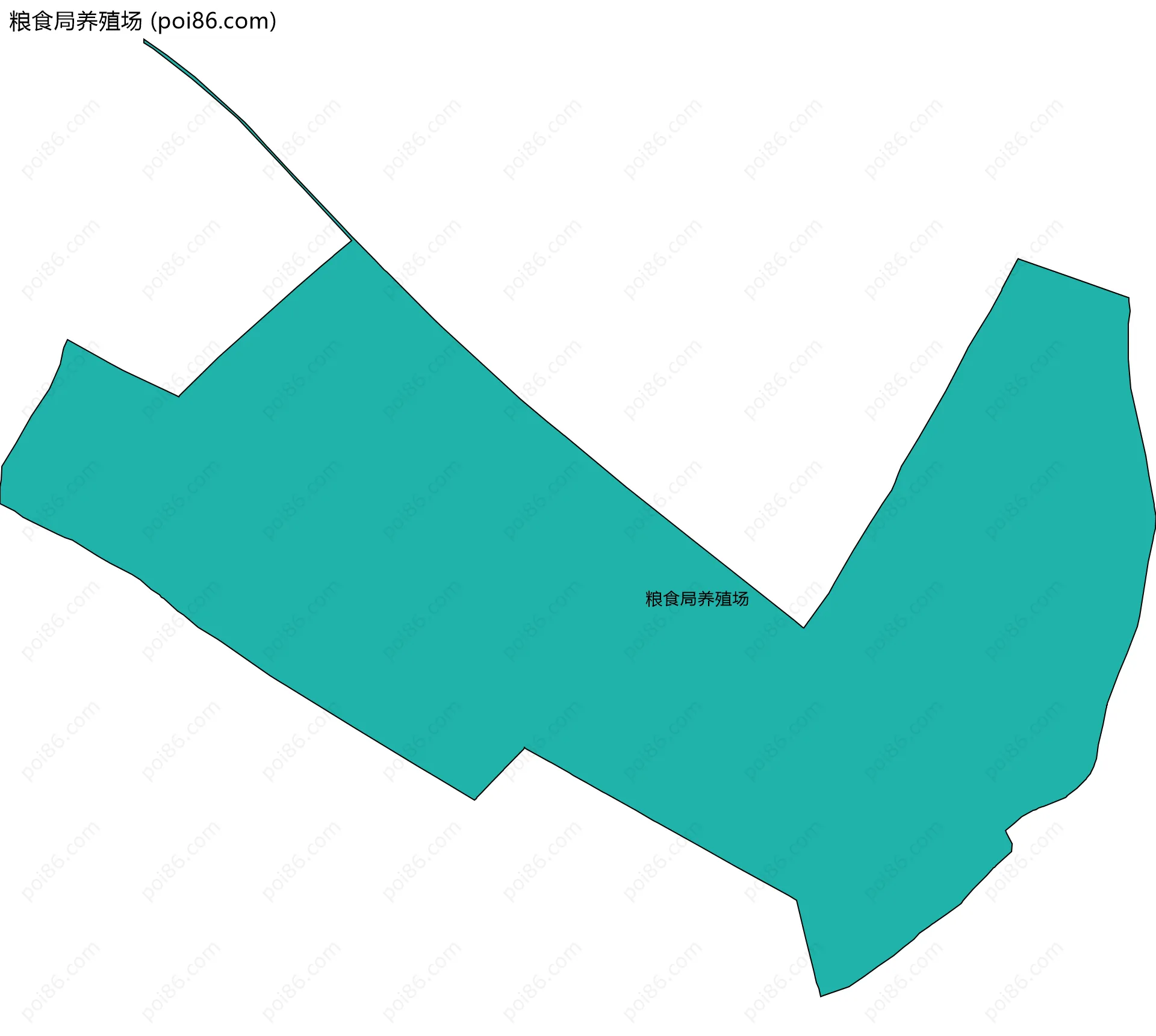 粮食局养殖场边界地图