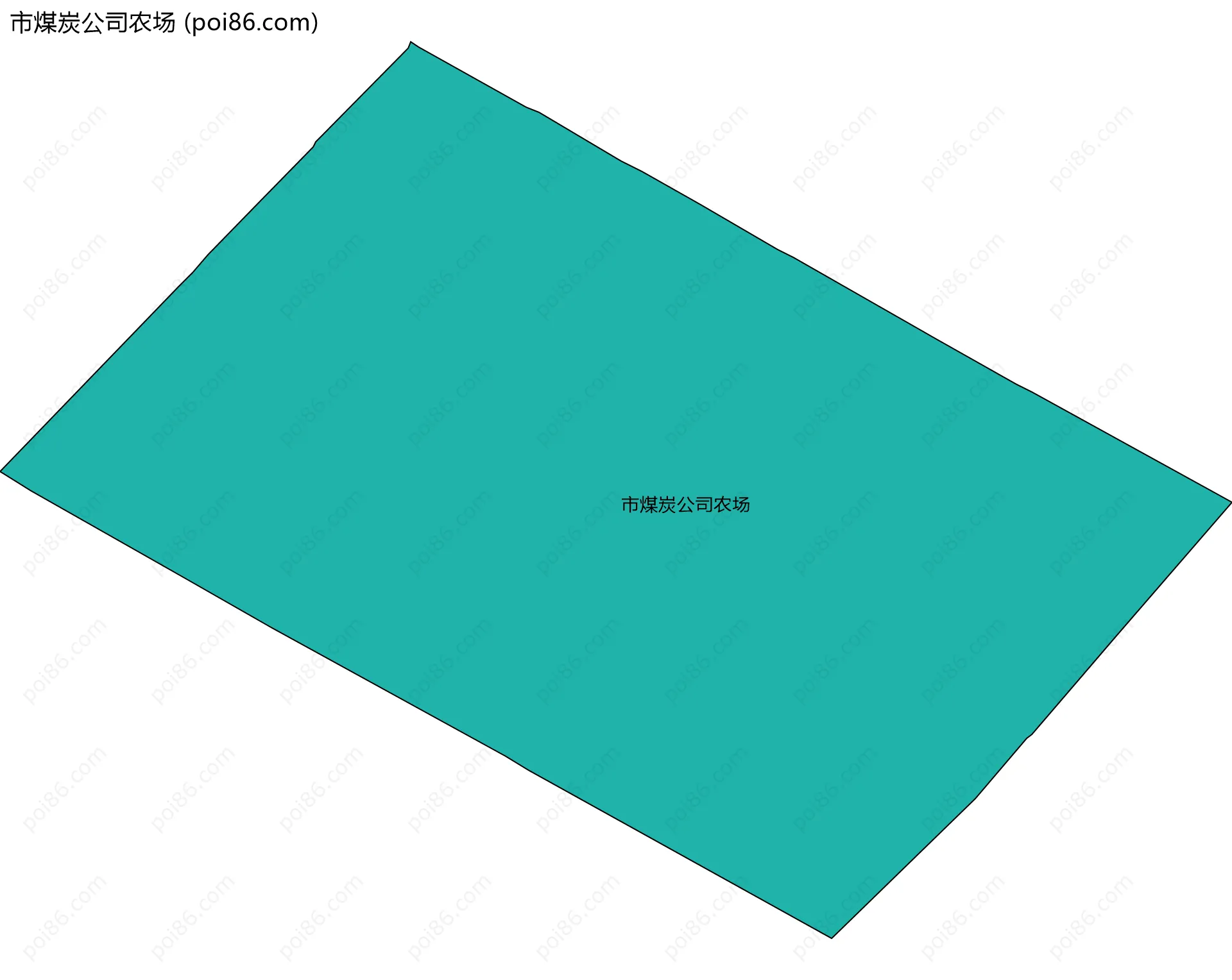 市煤炭公司农场边界地图